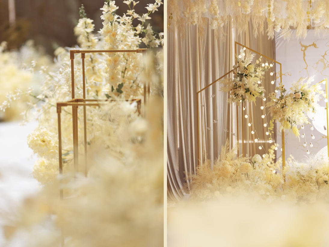 花田唯汀-香槟色梦幻唯美婚礼