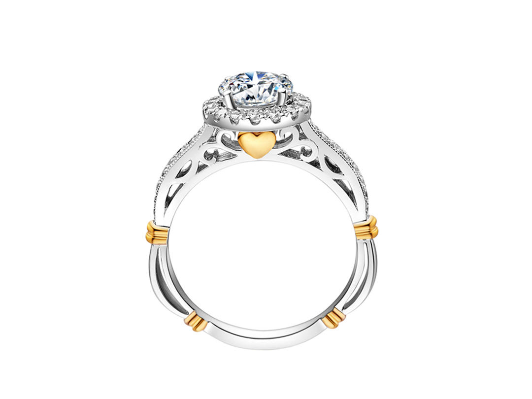 Kismet 18K金求婚戒指—爱神的祝福