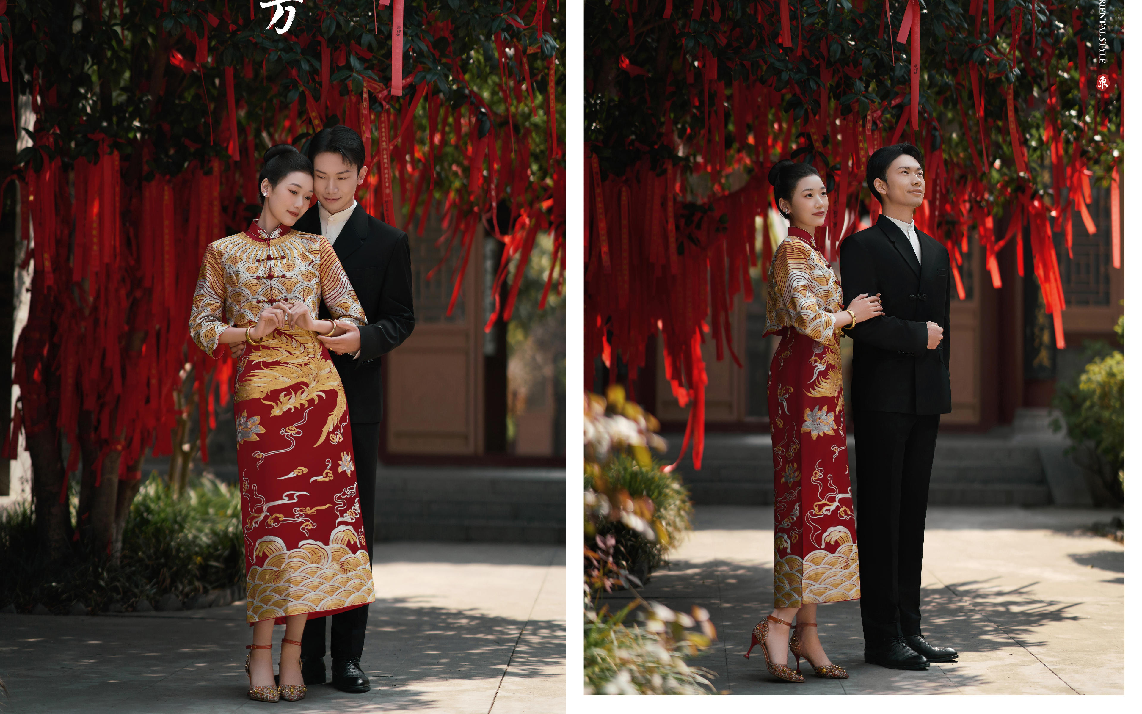 新中式国凤婚纱照