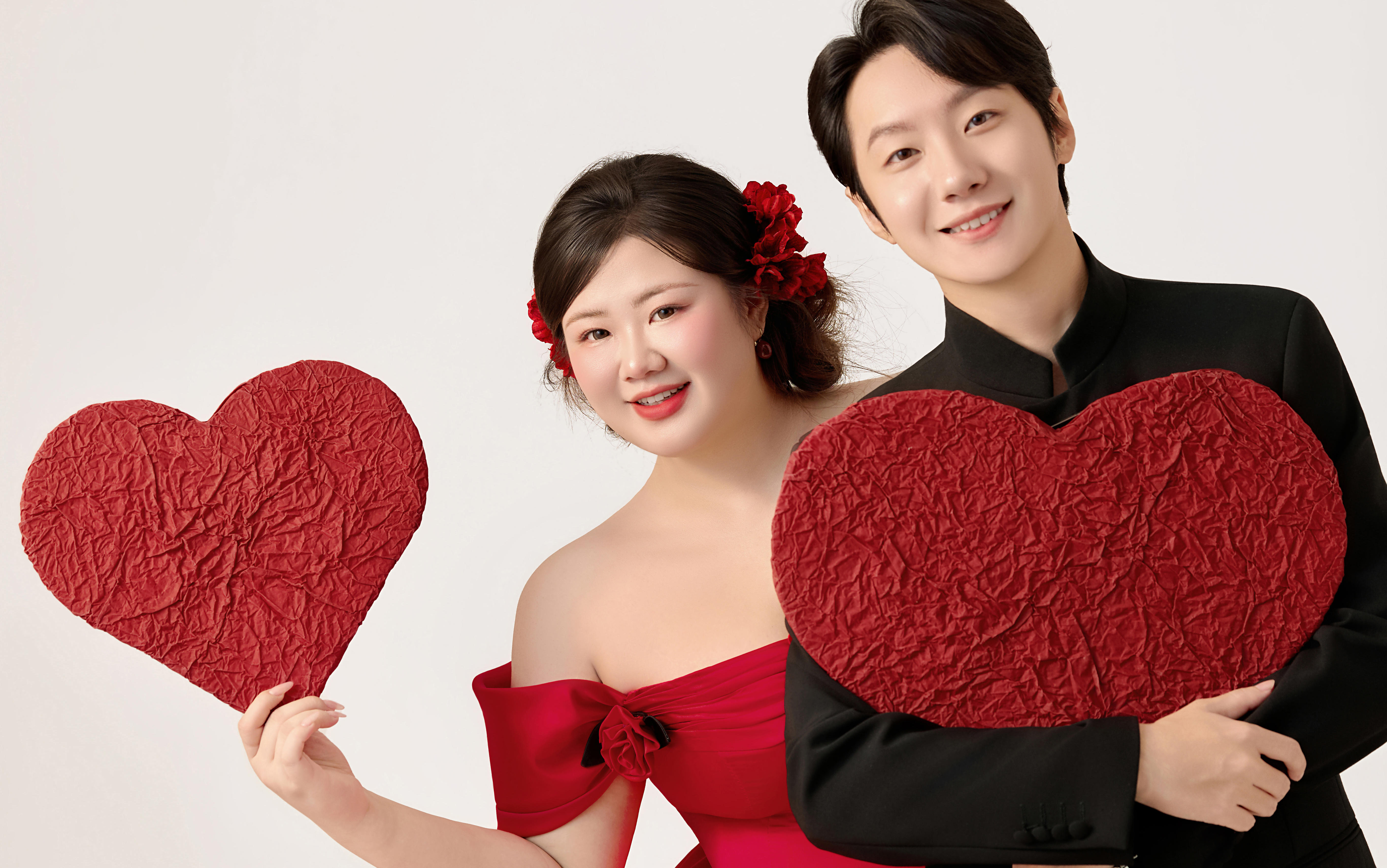 【D视觉摄影】谁能拒绝一组可可爱爱的喜字婚纱照