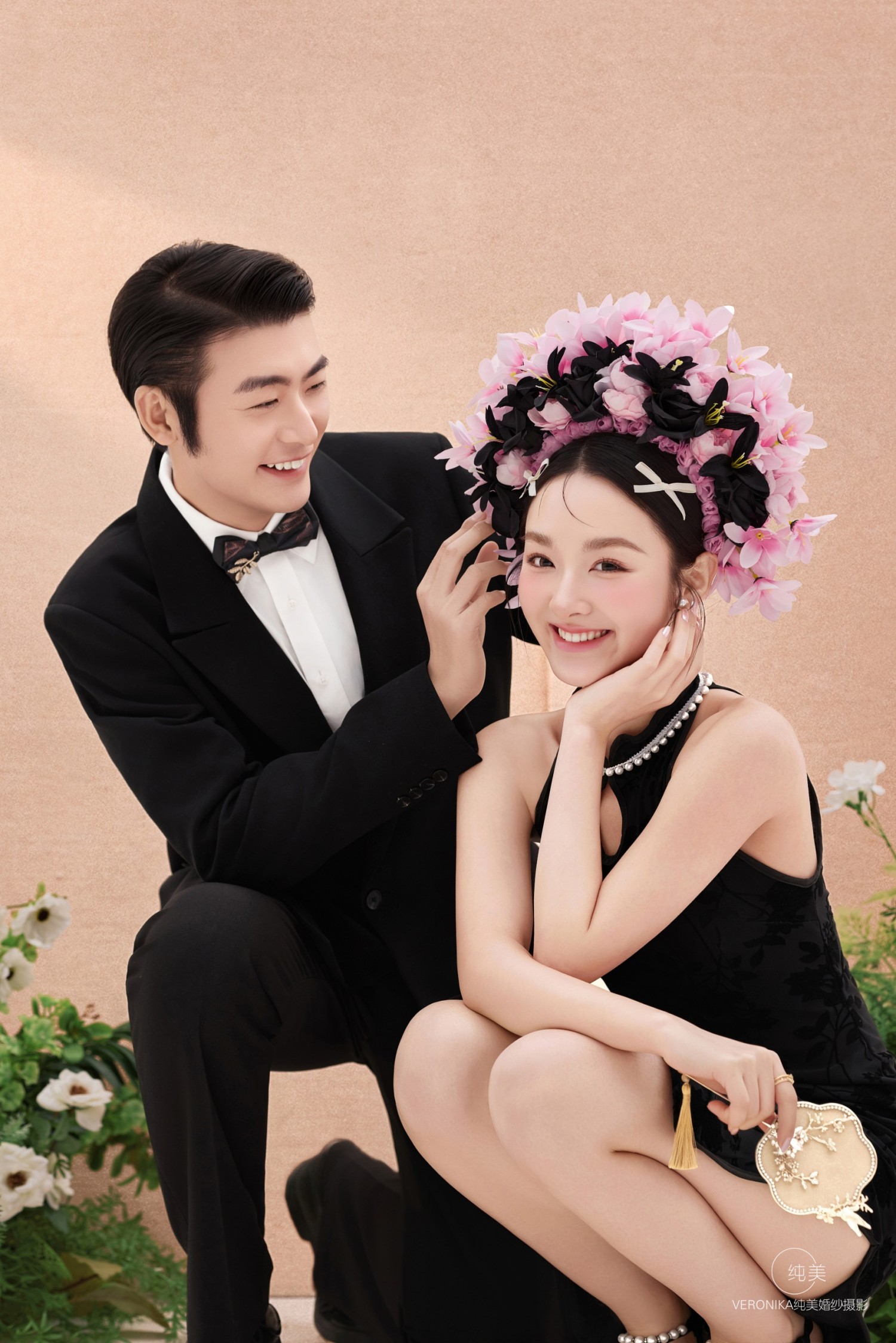 纯美婚纱热款2999元<兰羽>