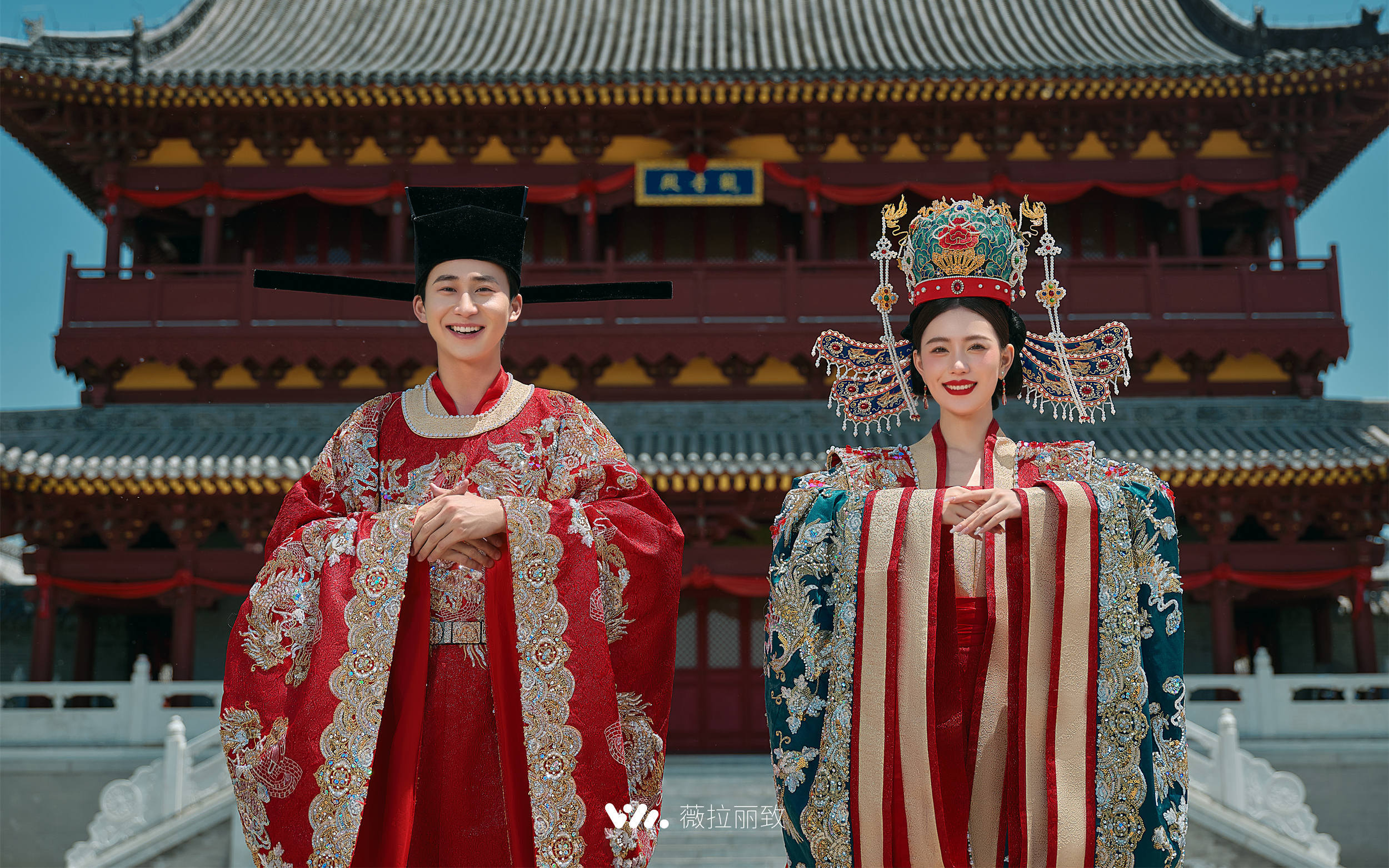 永不过时的东方审美🧧大气优雅汉服婚纱照