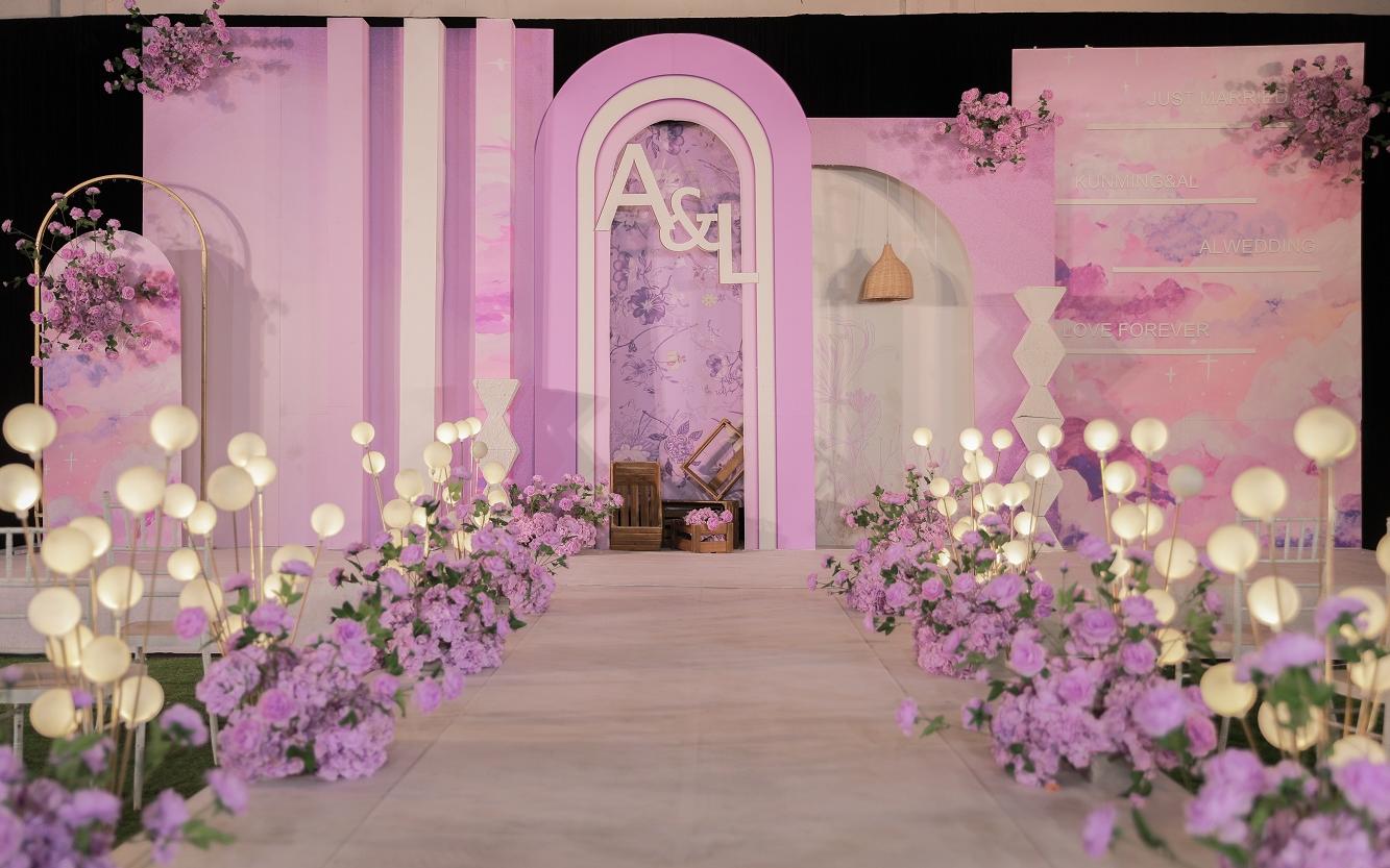 方案9：如梦，神秘烂漫的紫色，淡雅如初