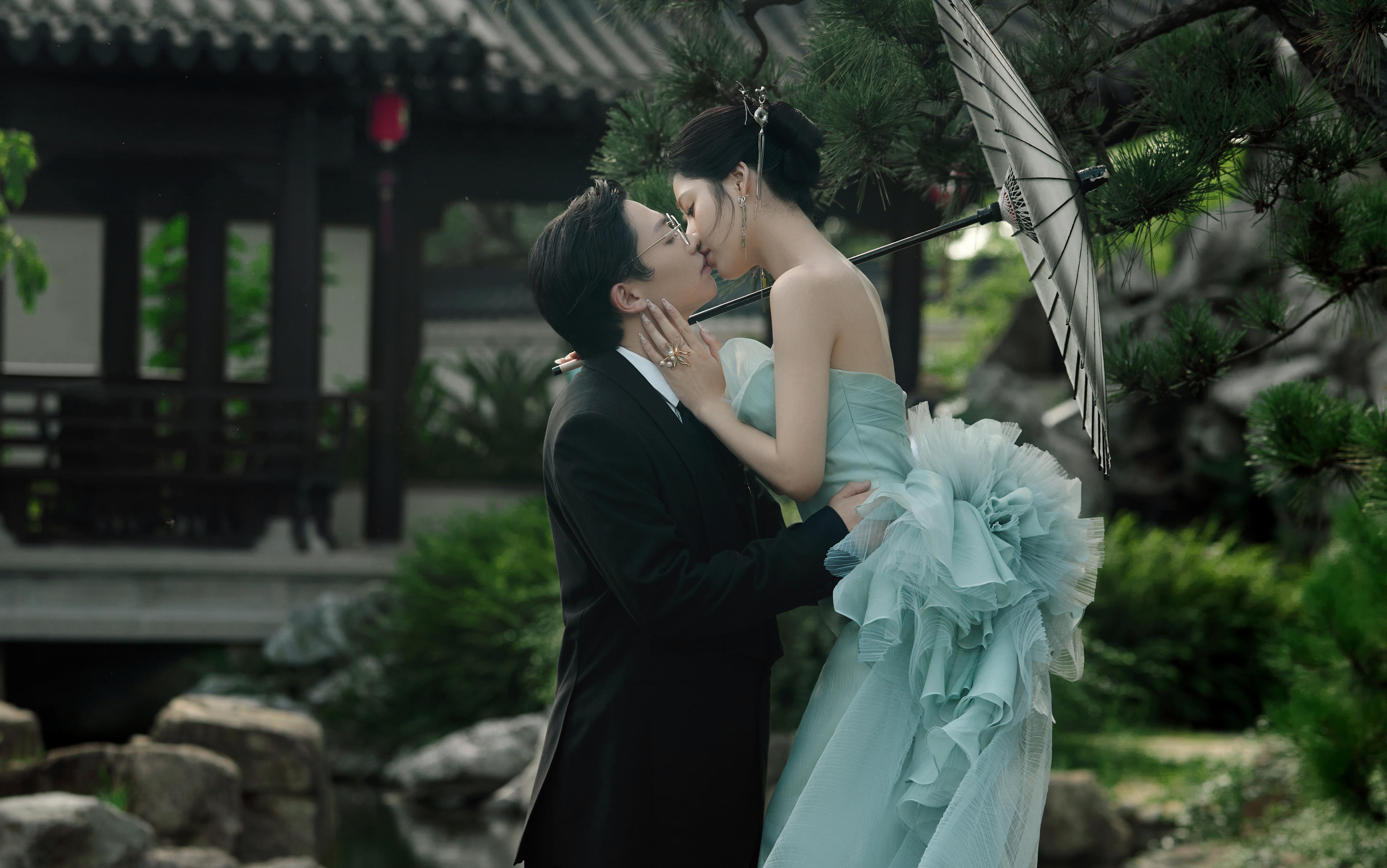 【施华洛摄影】🍃一眼心动的新中式园林婚纱照