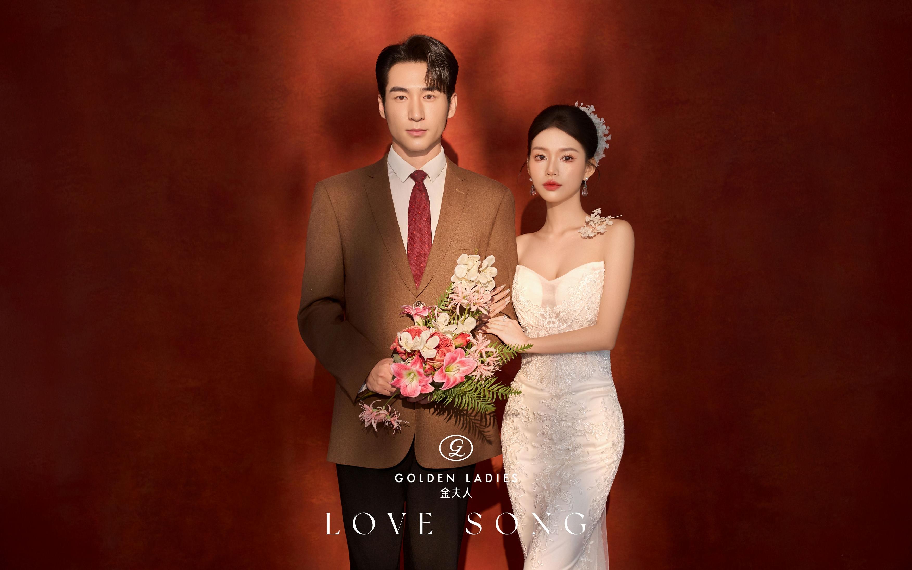 精致女生天菜❗️高级感拉满的蕾丝法式婚纱照