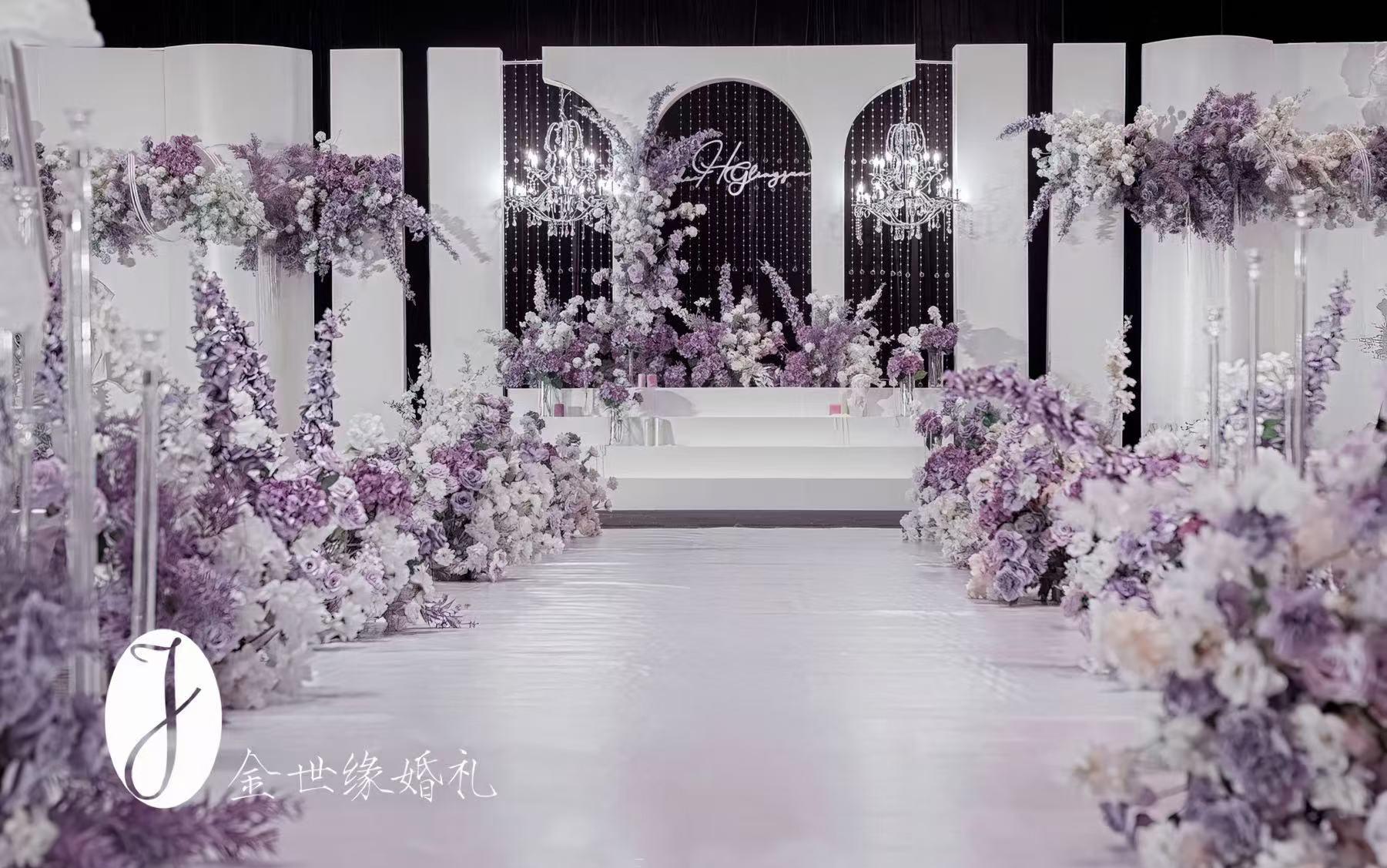 金世緣|救命！小預(yù)算淺紫色婚禮~美到失語(yǔ)
