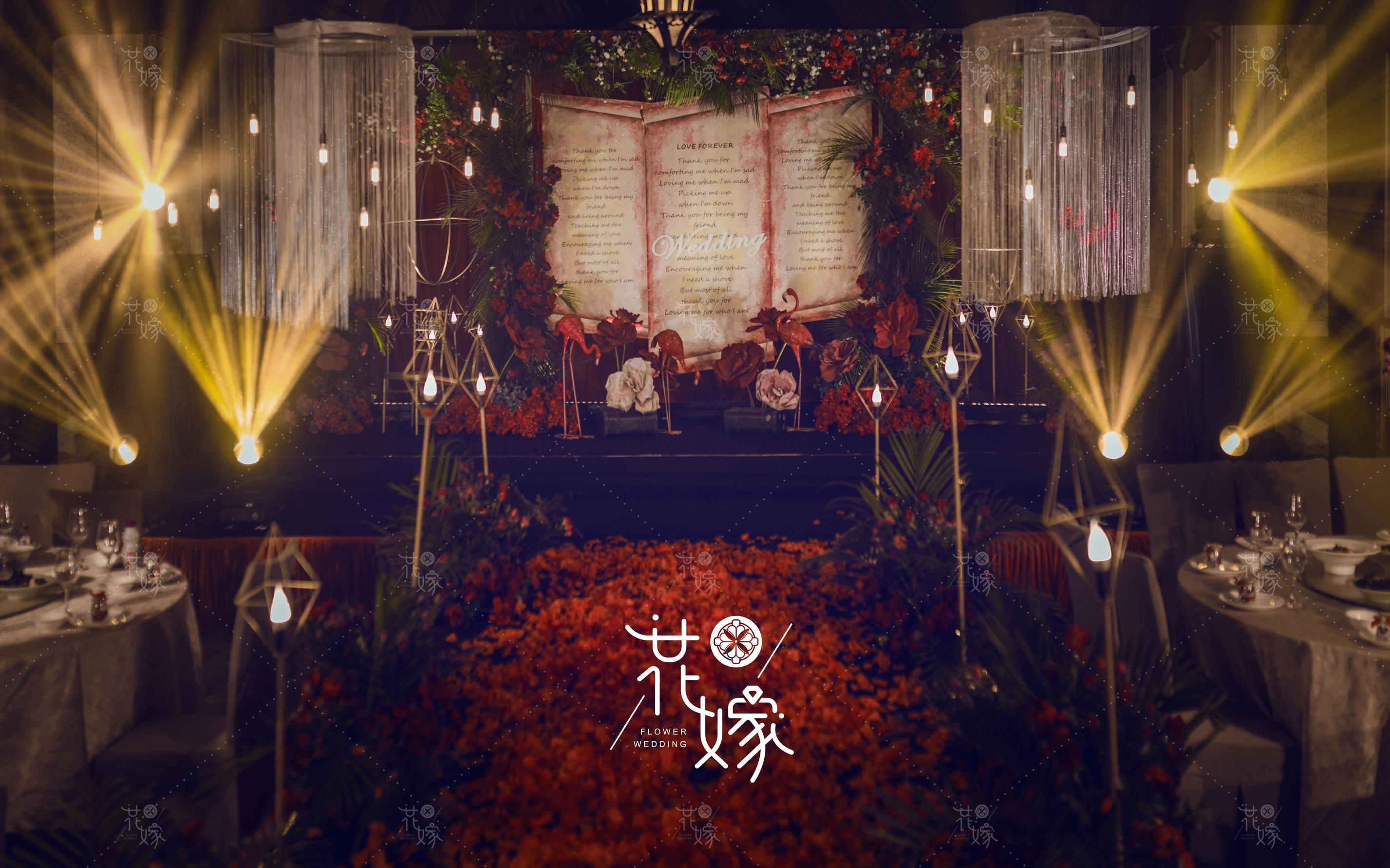 花嫁-复古酒红色婚礼，气场强大哦