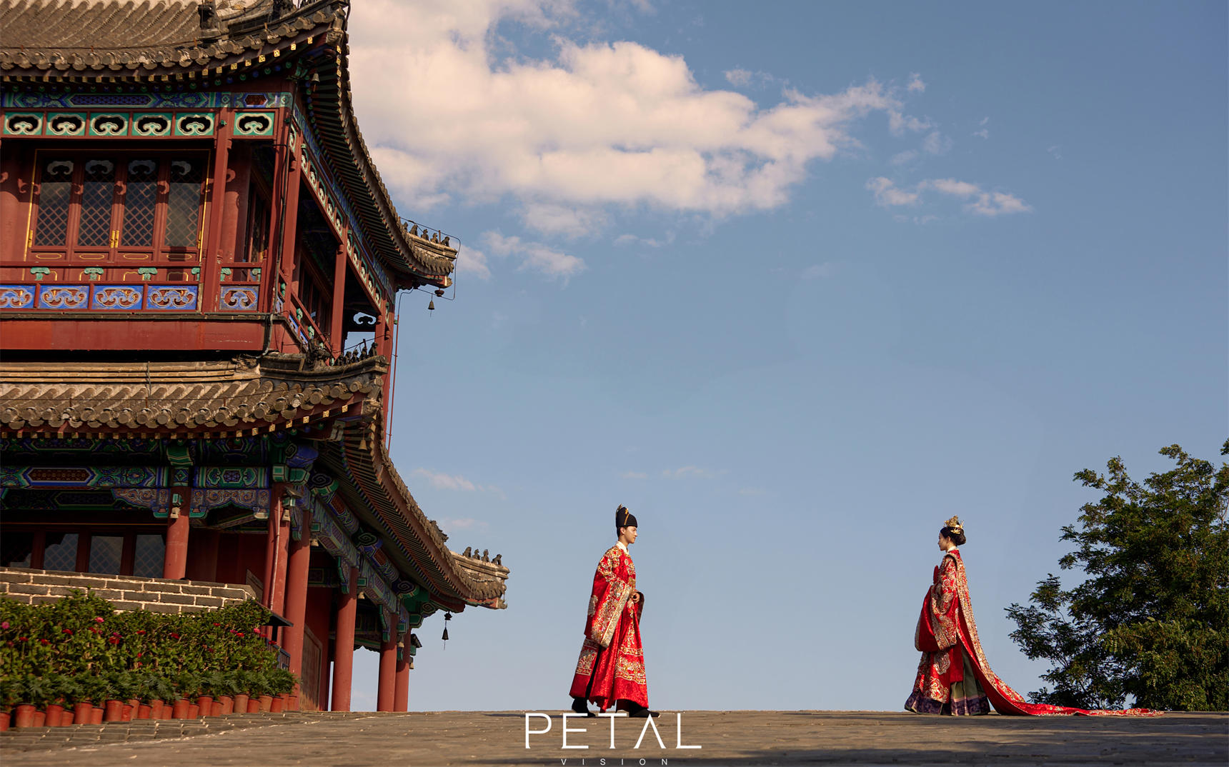 花瓣攝影?古風(fēng)中式