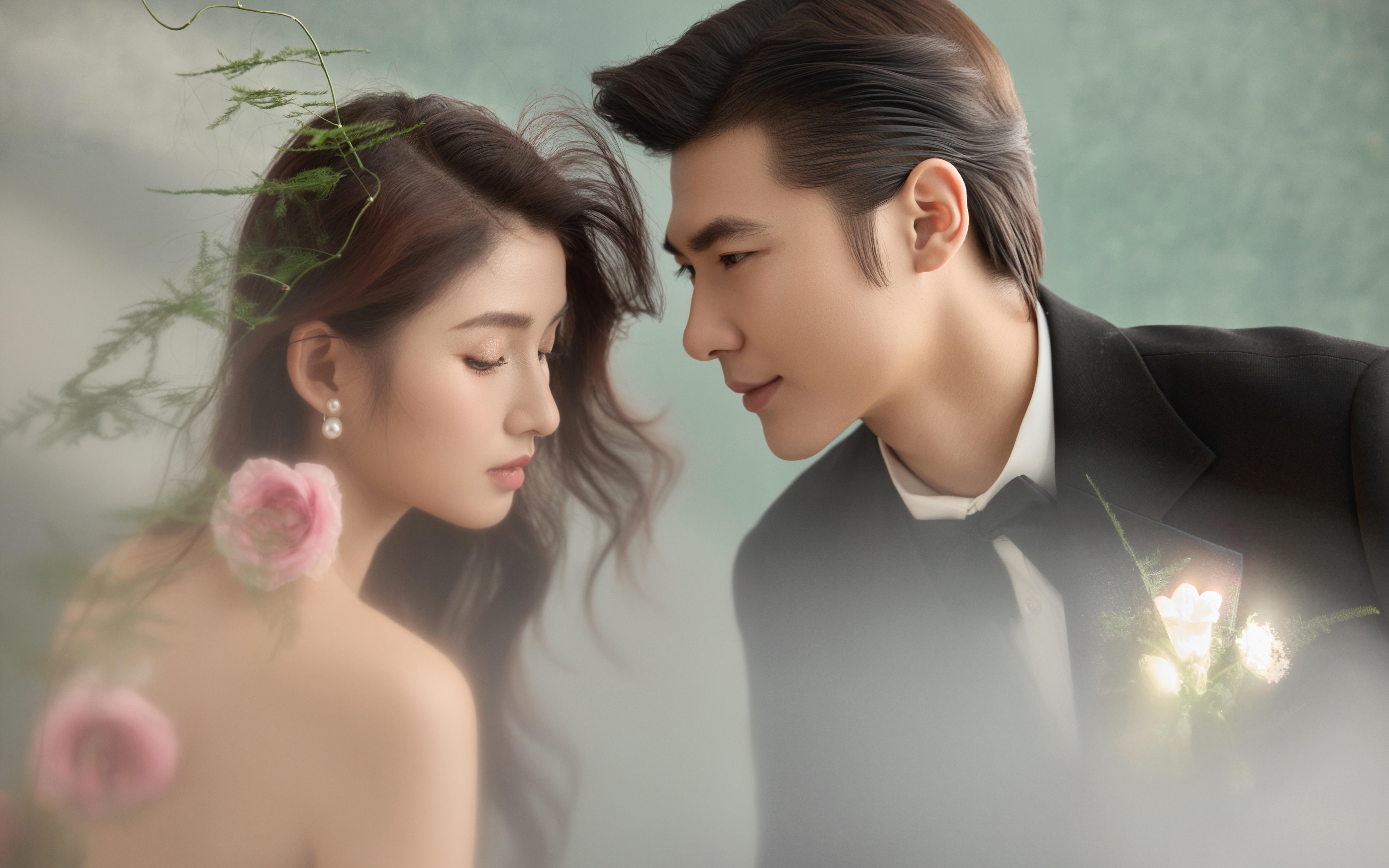 室內(nèi)油畫婚紗照風格~