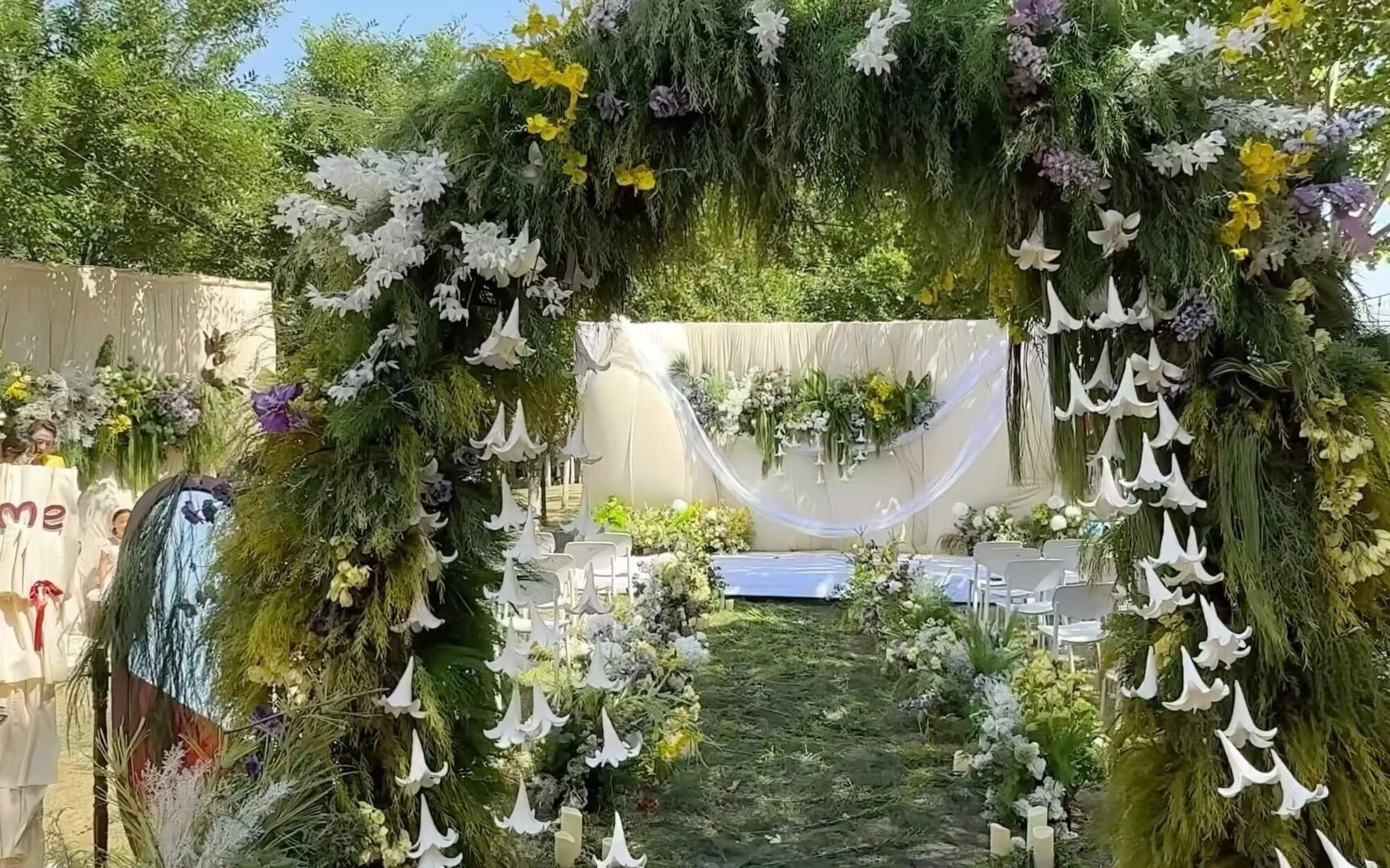 【緣夢閣】香檳布幔自然系婚禮