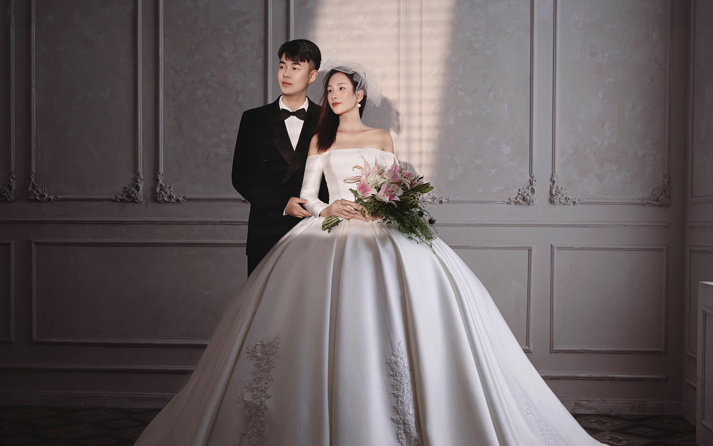 不跟风💫一眼沦陷的宫廷风主纱婚纱照