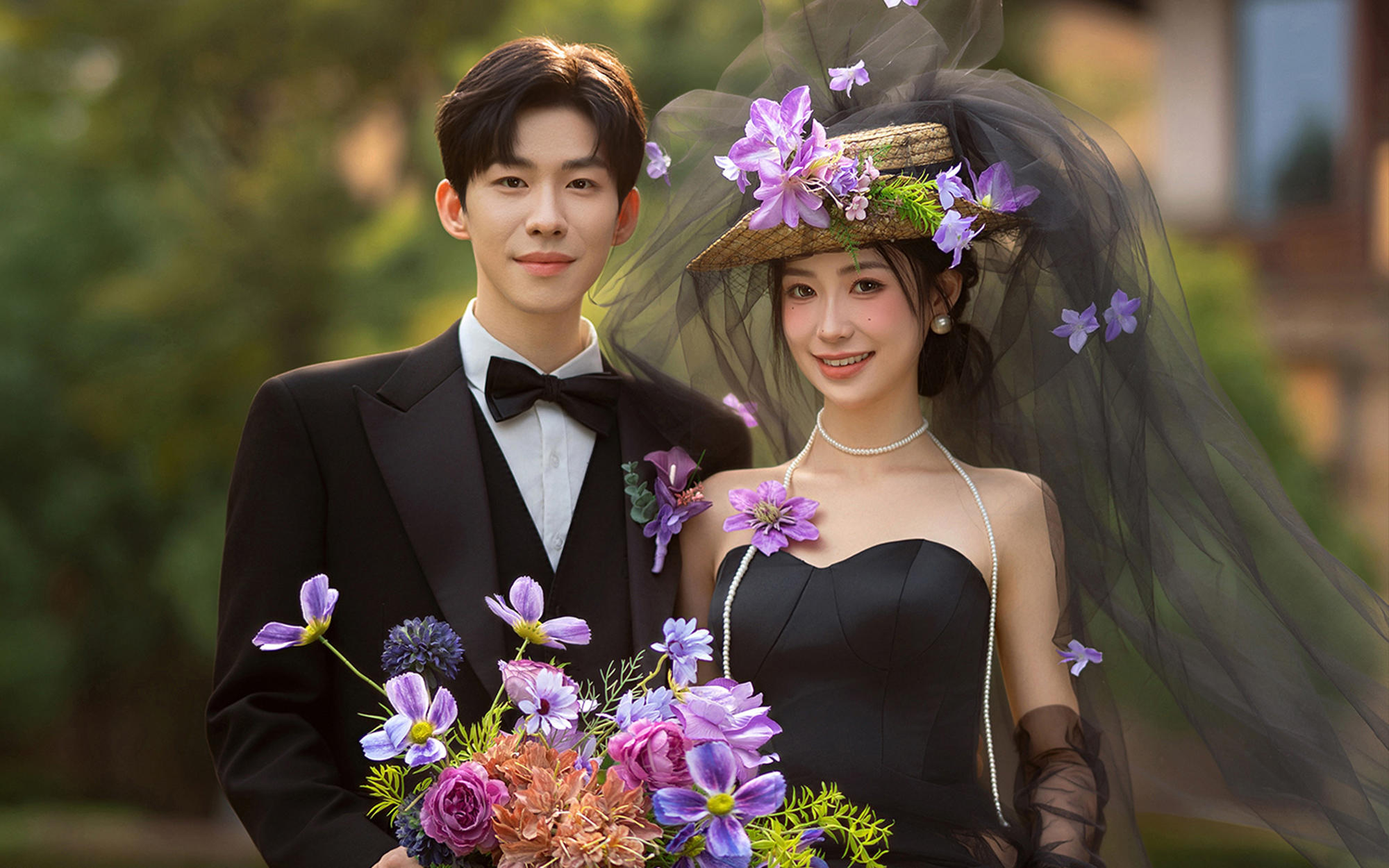 解锁摩登法式婚纱照💐浪漫氛围感拉满✨