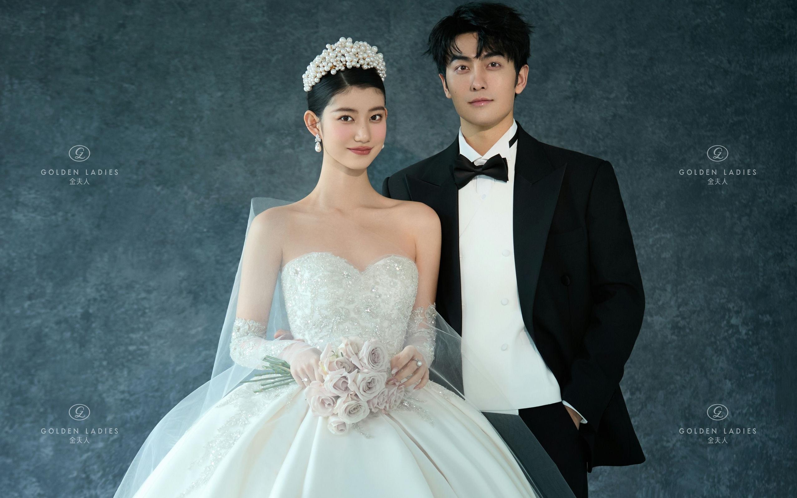 珍珠白紗?高級感婚照太戳心