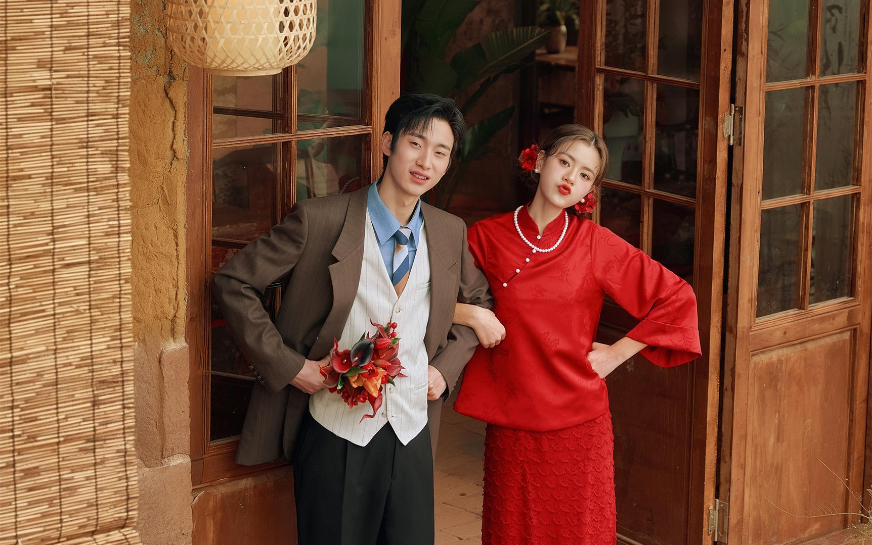 喜嫁复古风｜农村婚纱照才是人间烟火