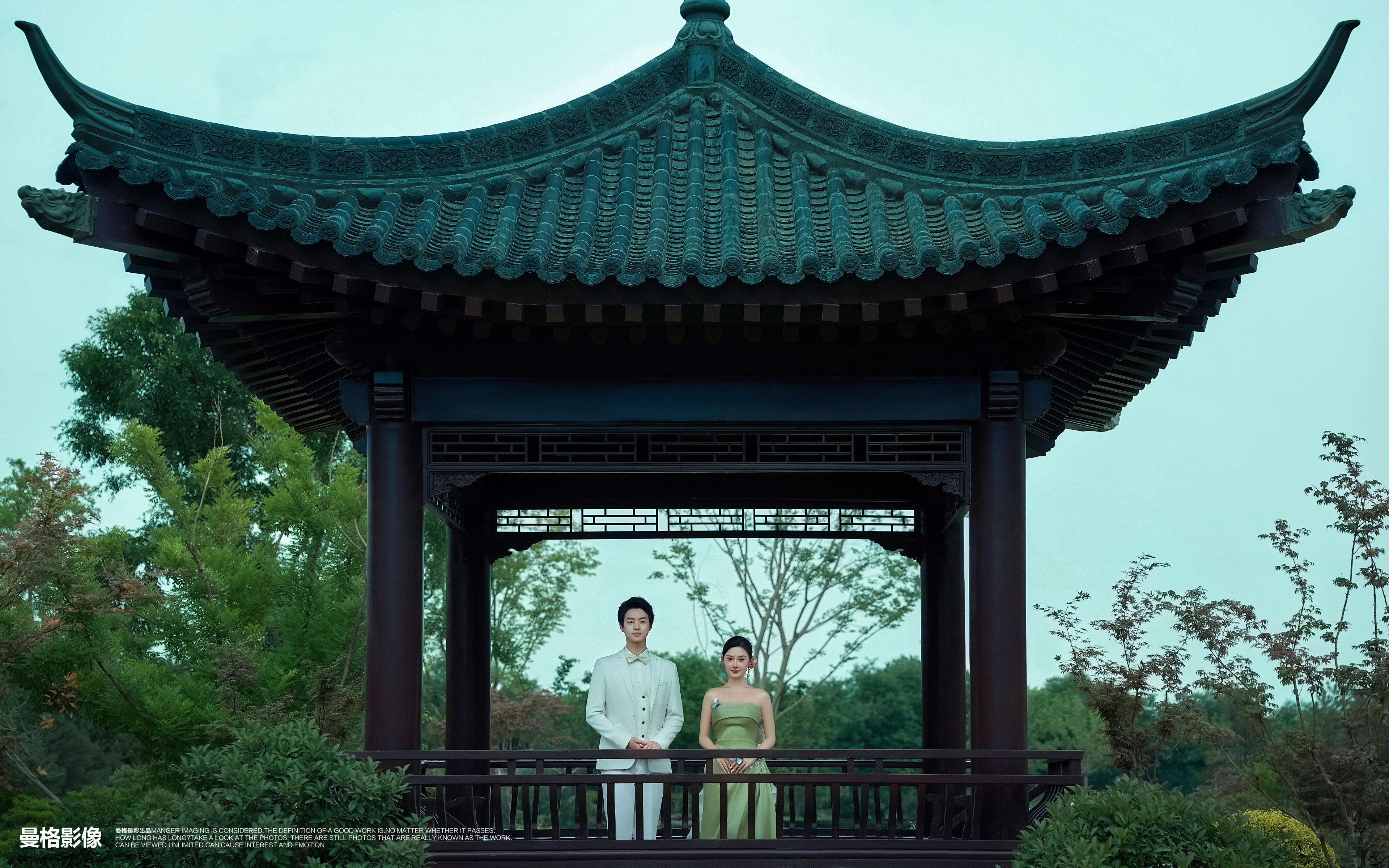  新中式園林 婚紗照