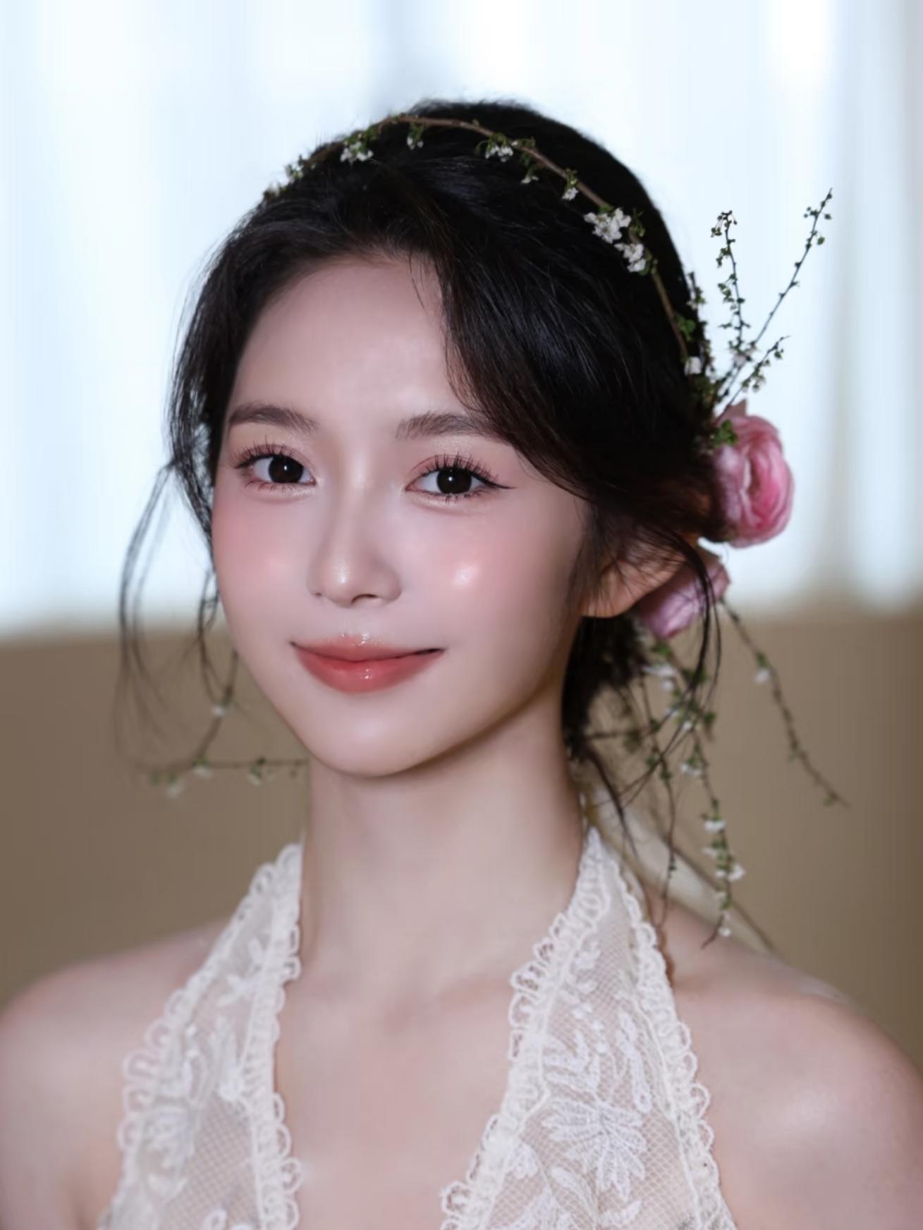 新娘妆主纱造型