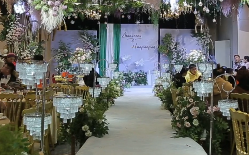 白绿清新韩式婚礼