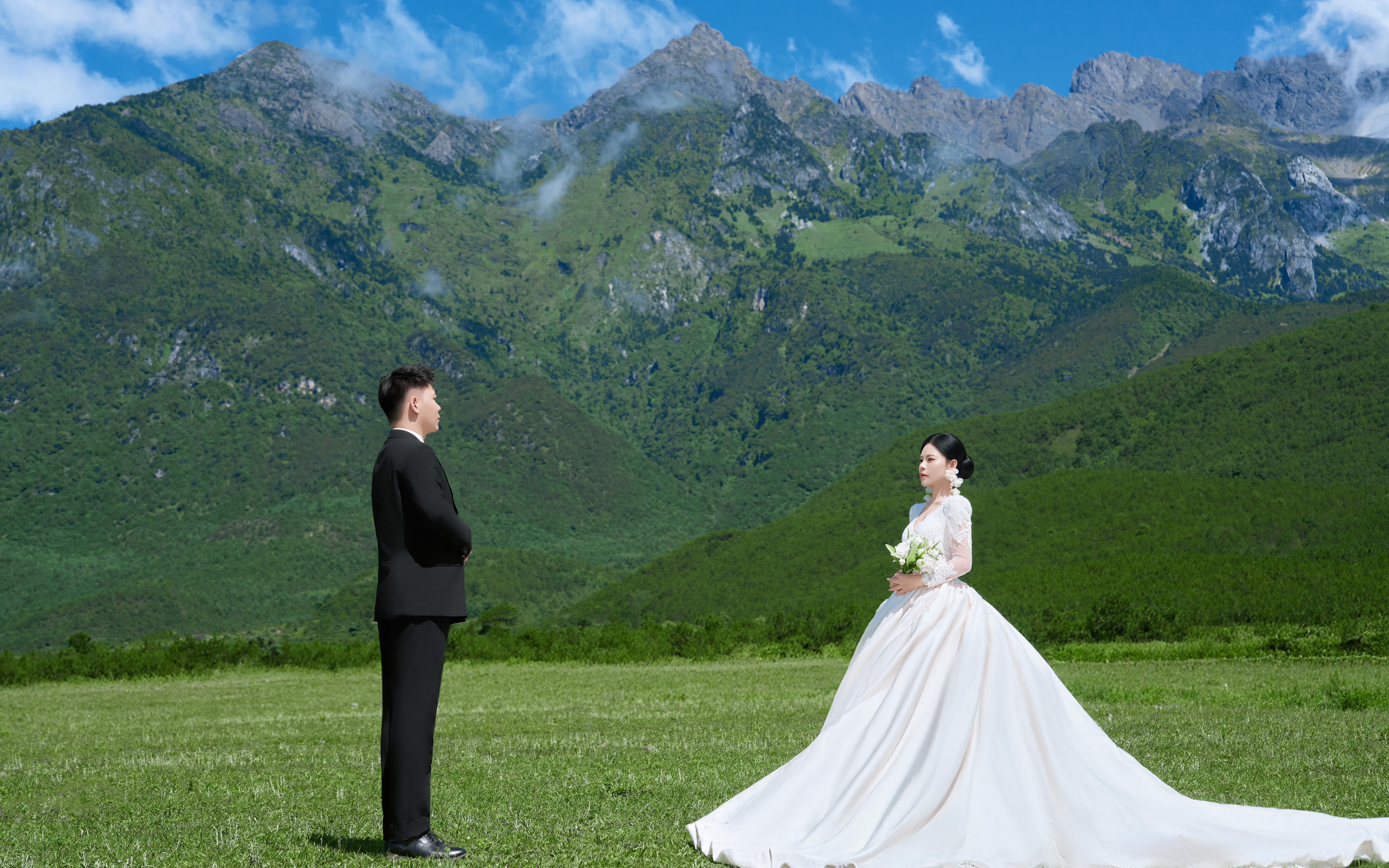 丽江婚纱照🏔让纳西族山神为我们证婚