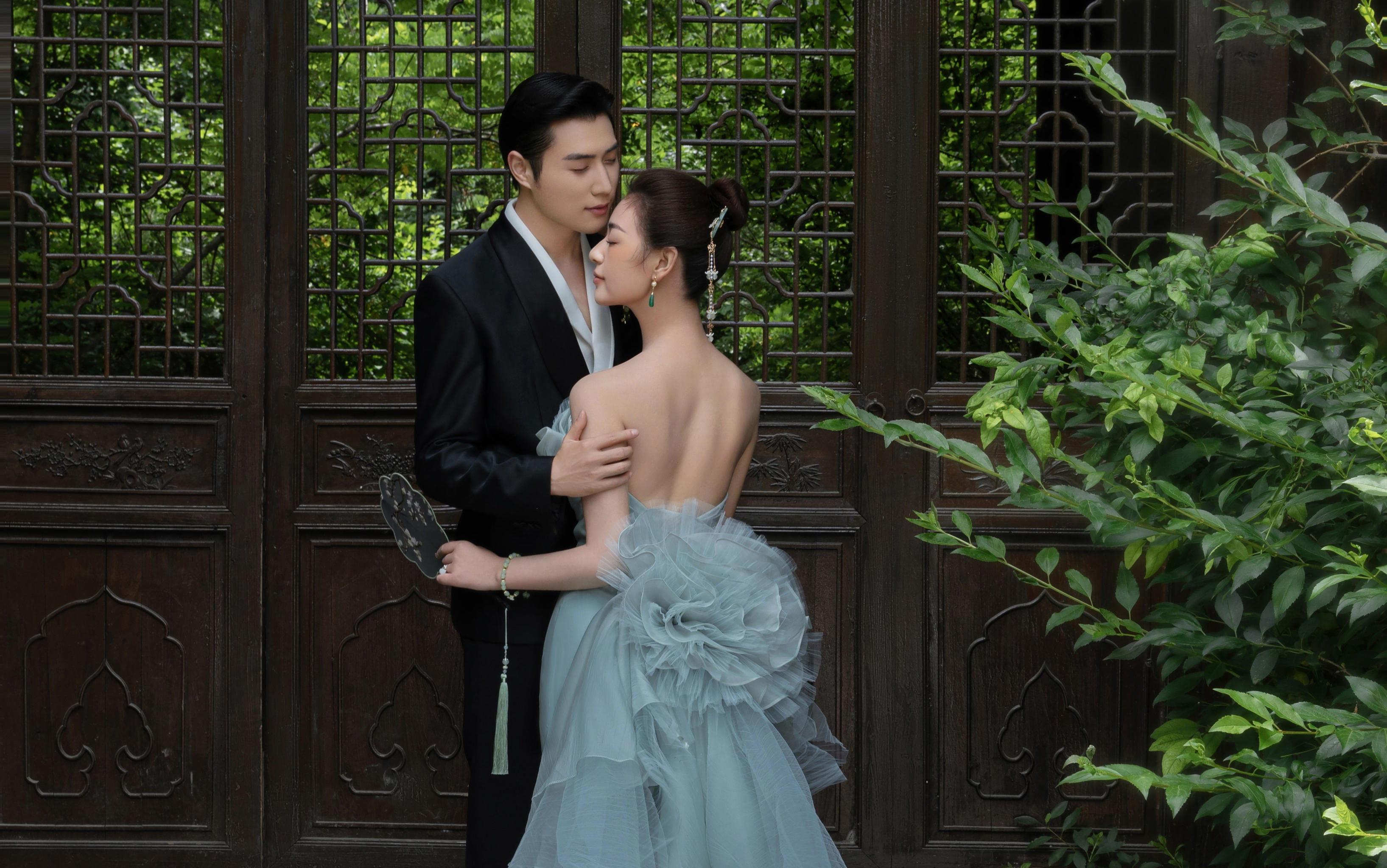 新中式园林婚纱照🍃小众高级的婉约派