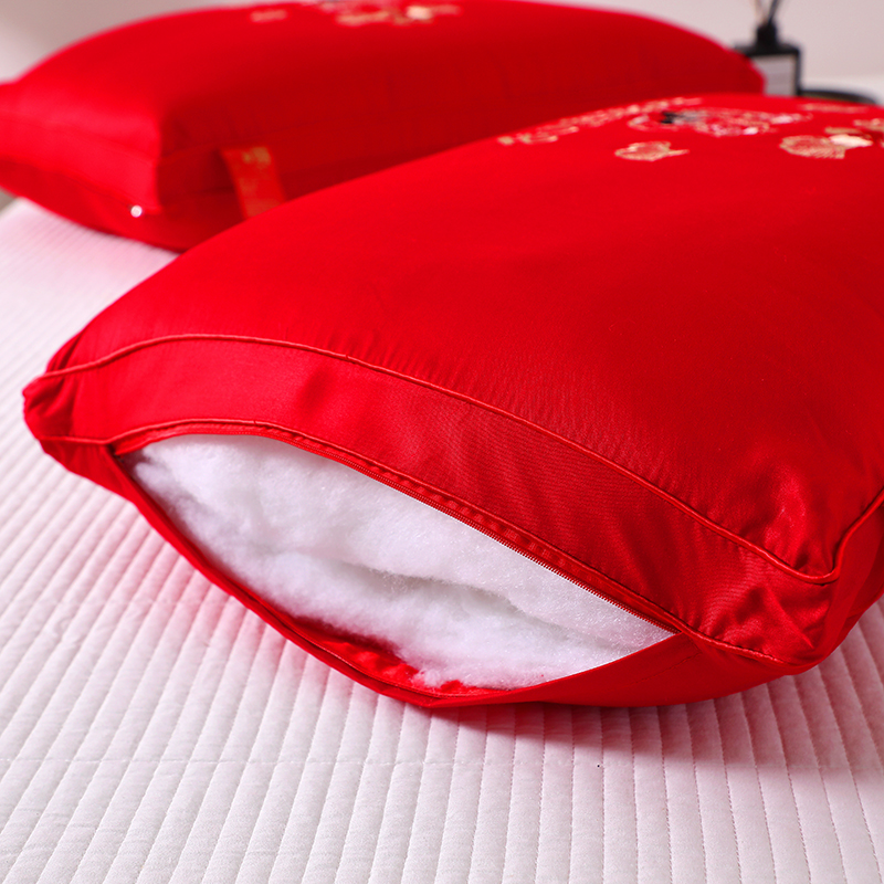 新款大红枕头婚庆枕芯