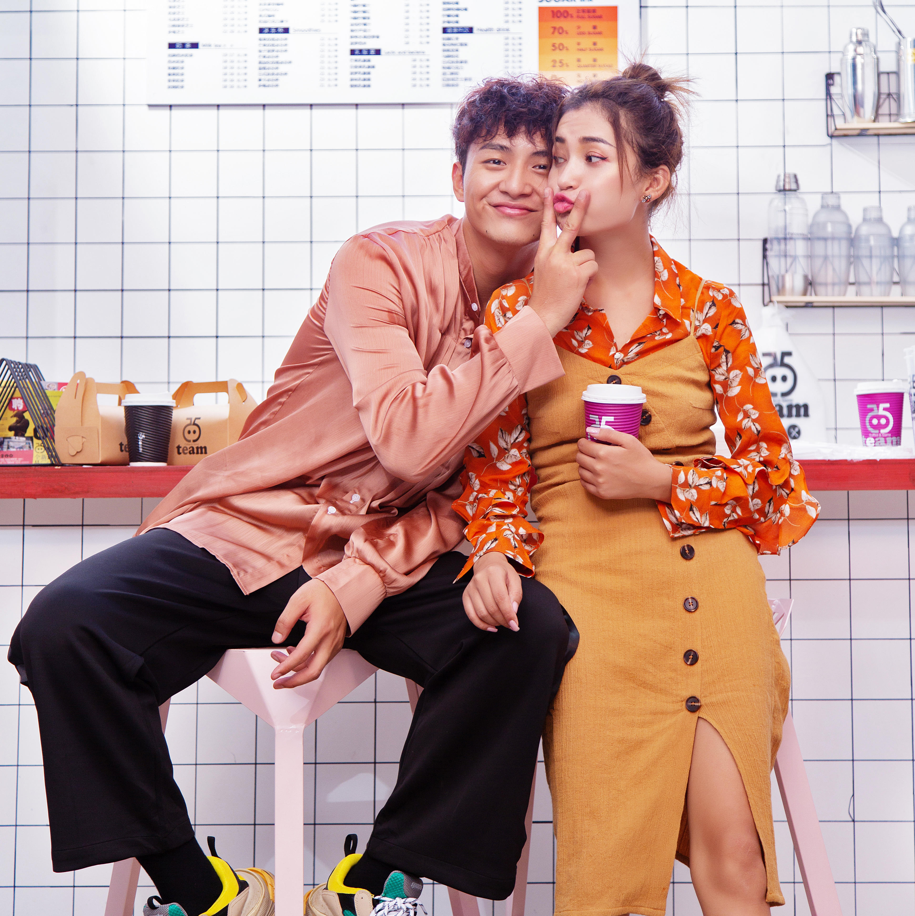 咖啡馆婚纱照！情感纪实系列