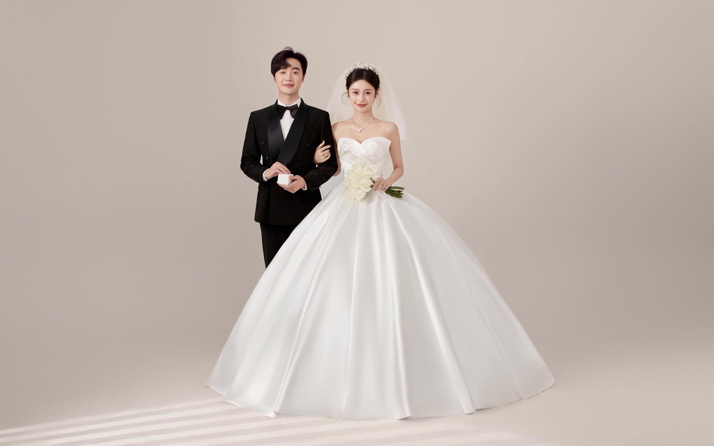 仪式感爆棚的光影婚纱照🎉美到失语