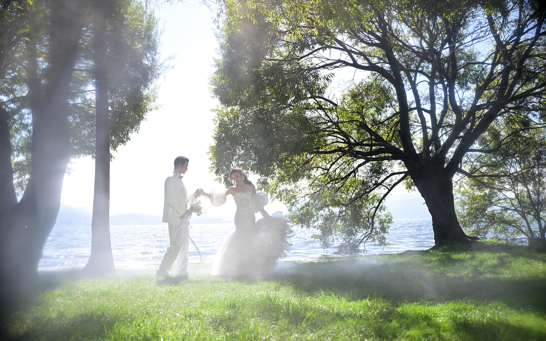 大理样片·法式森系光影婚纱照，森系婚纱照天花板！