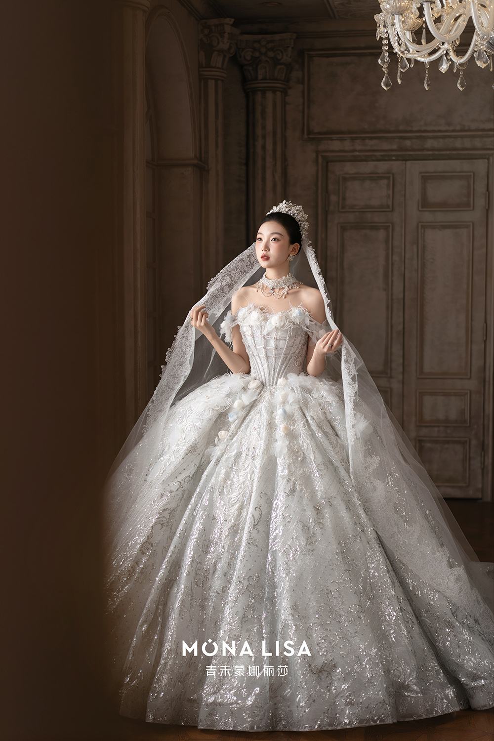 高级感爆棚的宫廷主纱婚纱照✨奢华瑰丽高贵
