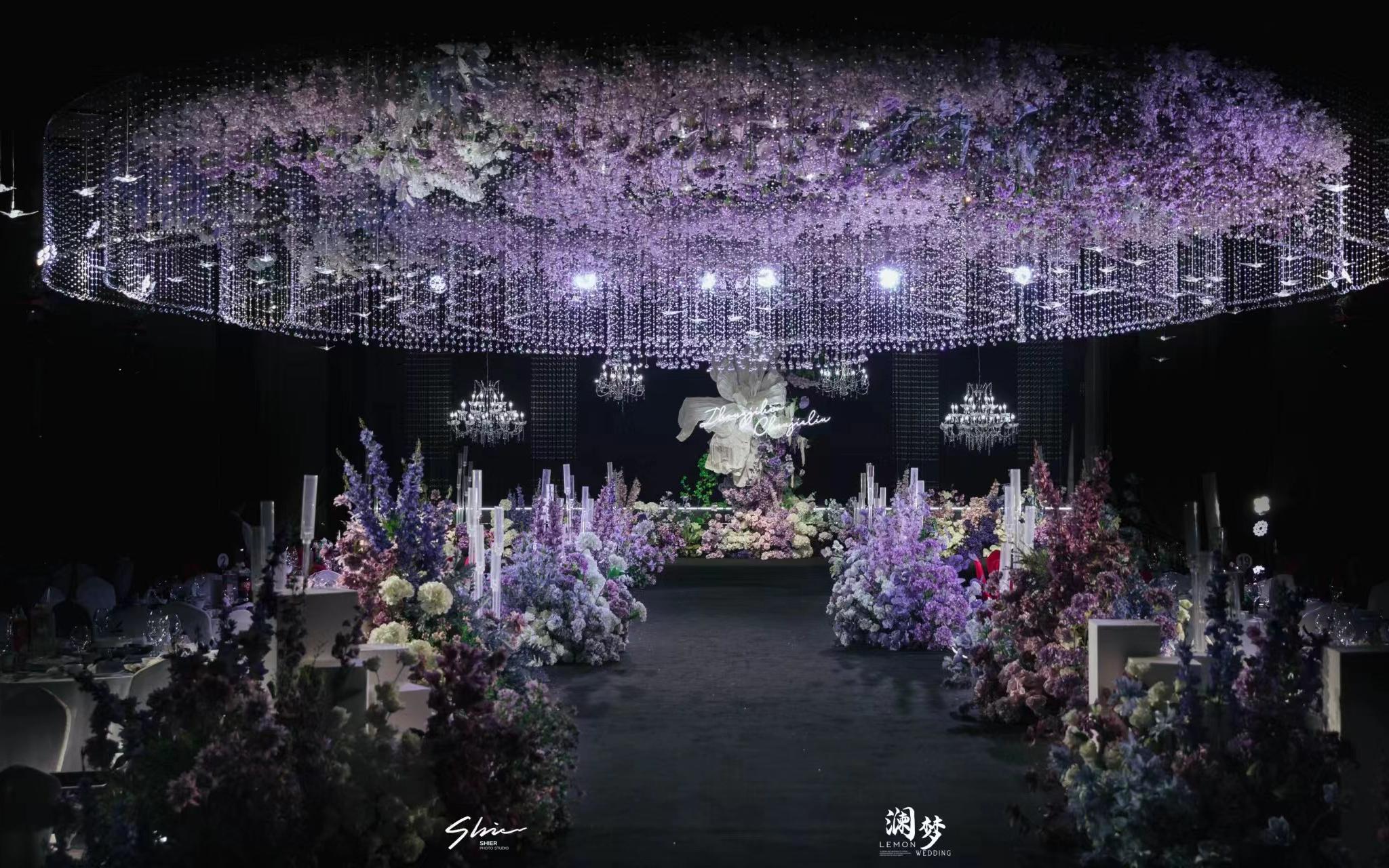 【瀾夢婚禮】紫色水晶風婚禮