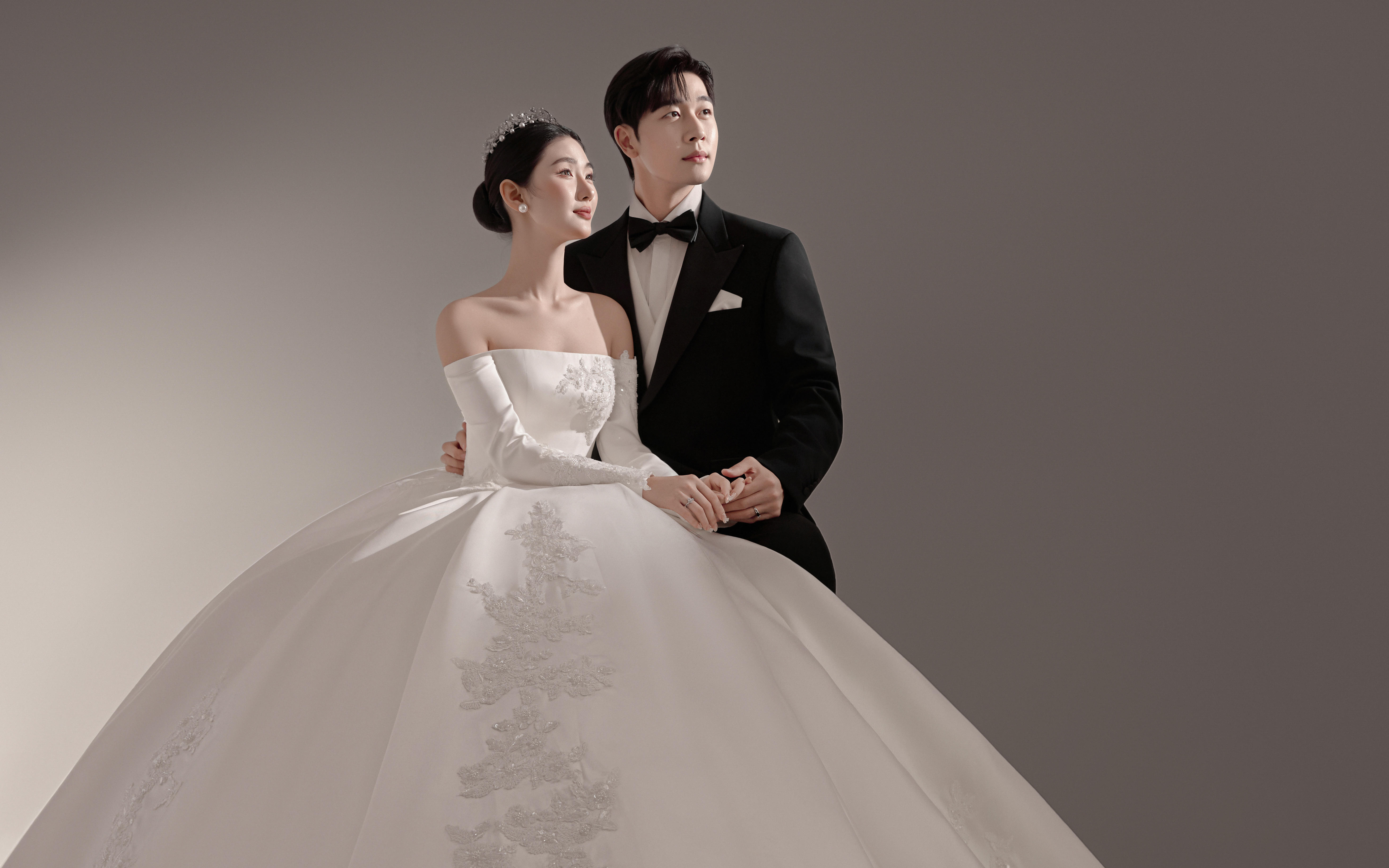 極簡主紗婚紗照真的太美啦??誰拍誰好看