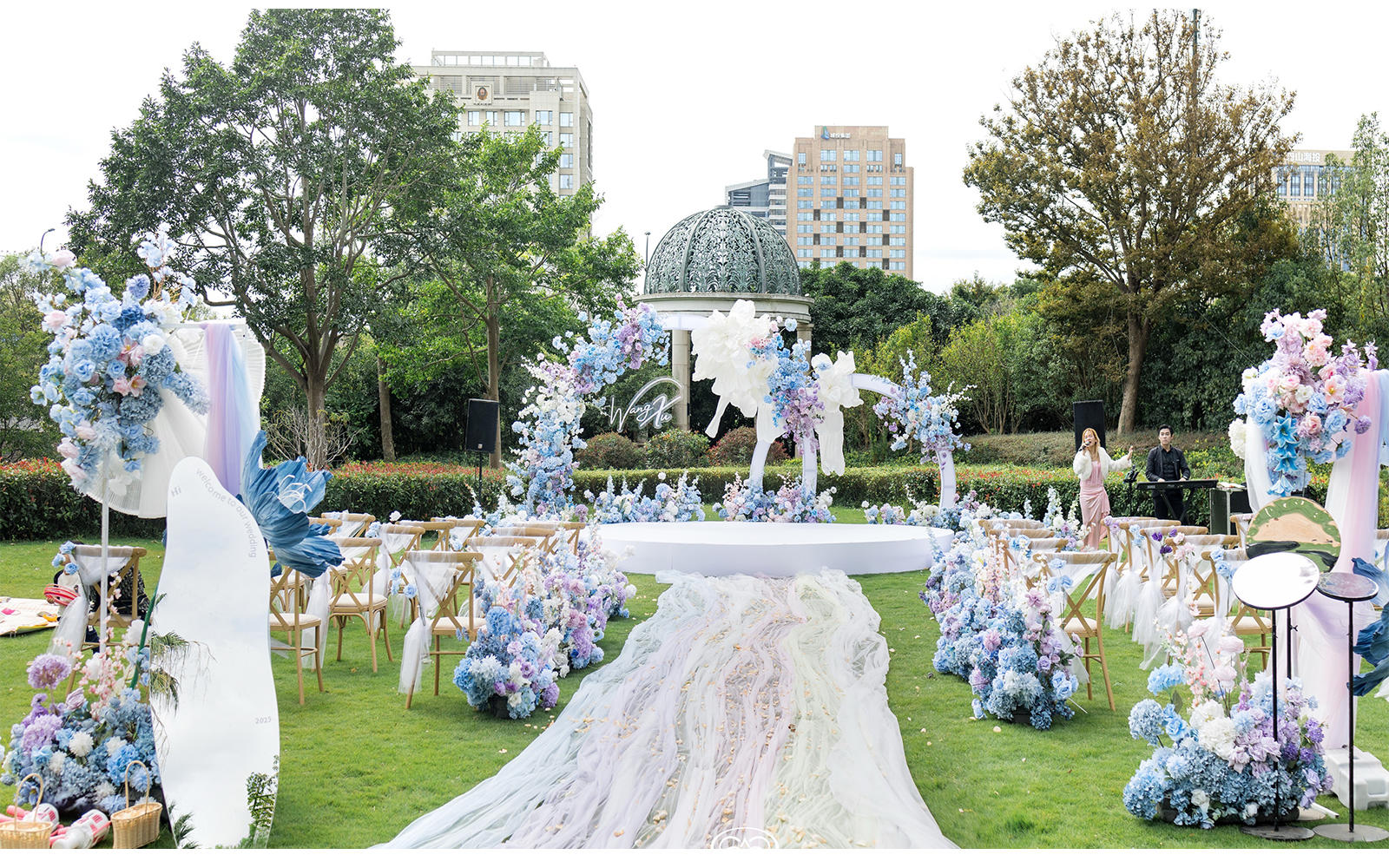 舟山户外草坪婚礼