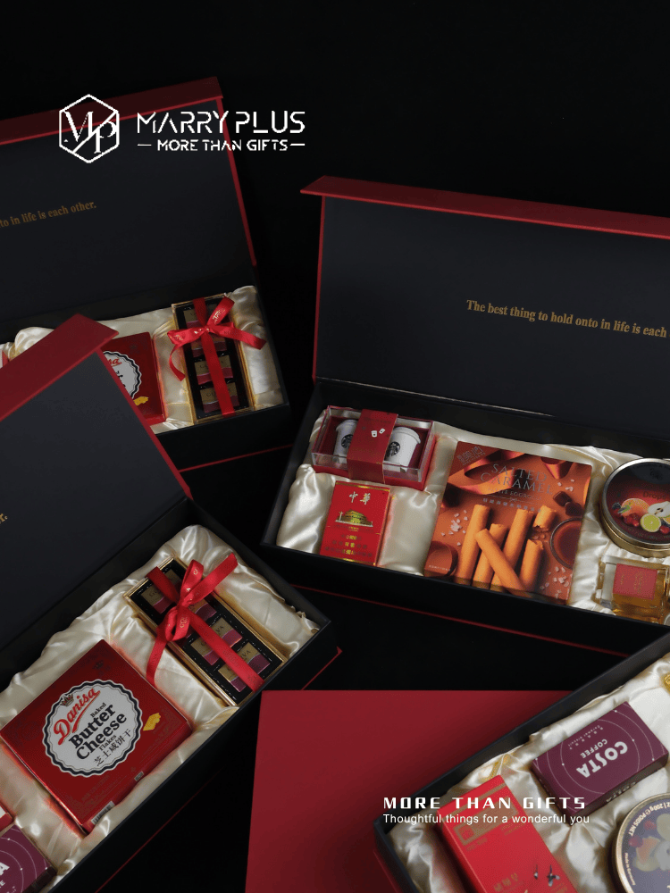 红韵礼匣 结婚伴手礼伴娘成品礼盒伴郎高级感喜糖回礼S2383