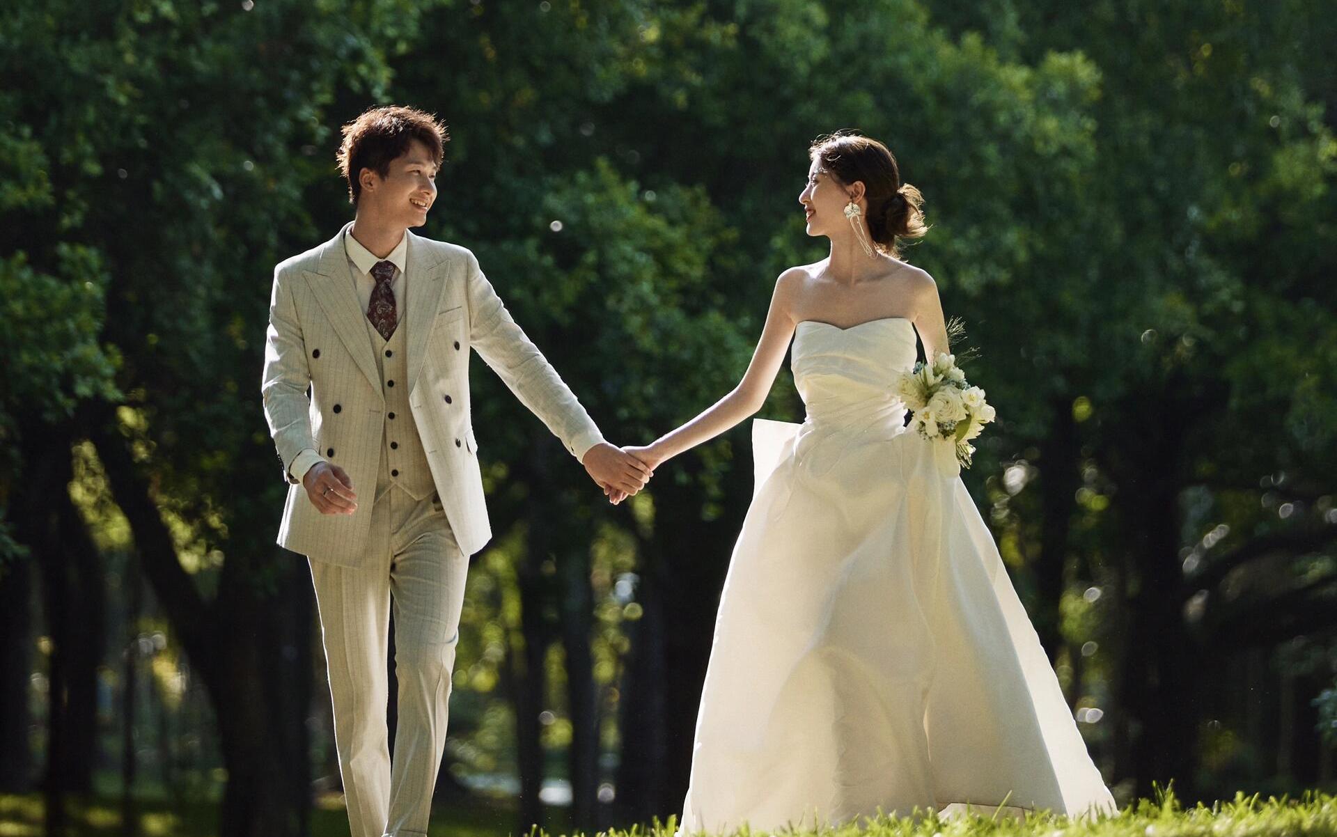十光堇 | 春夏来来回回离不开的森系婚纱照！