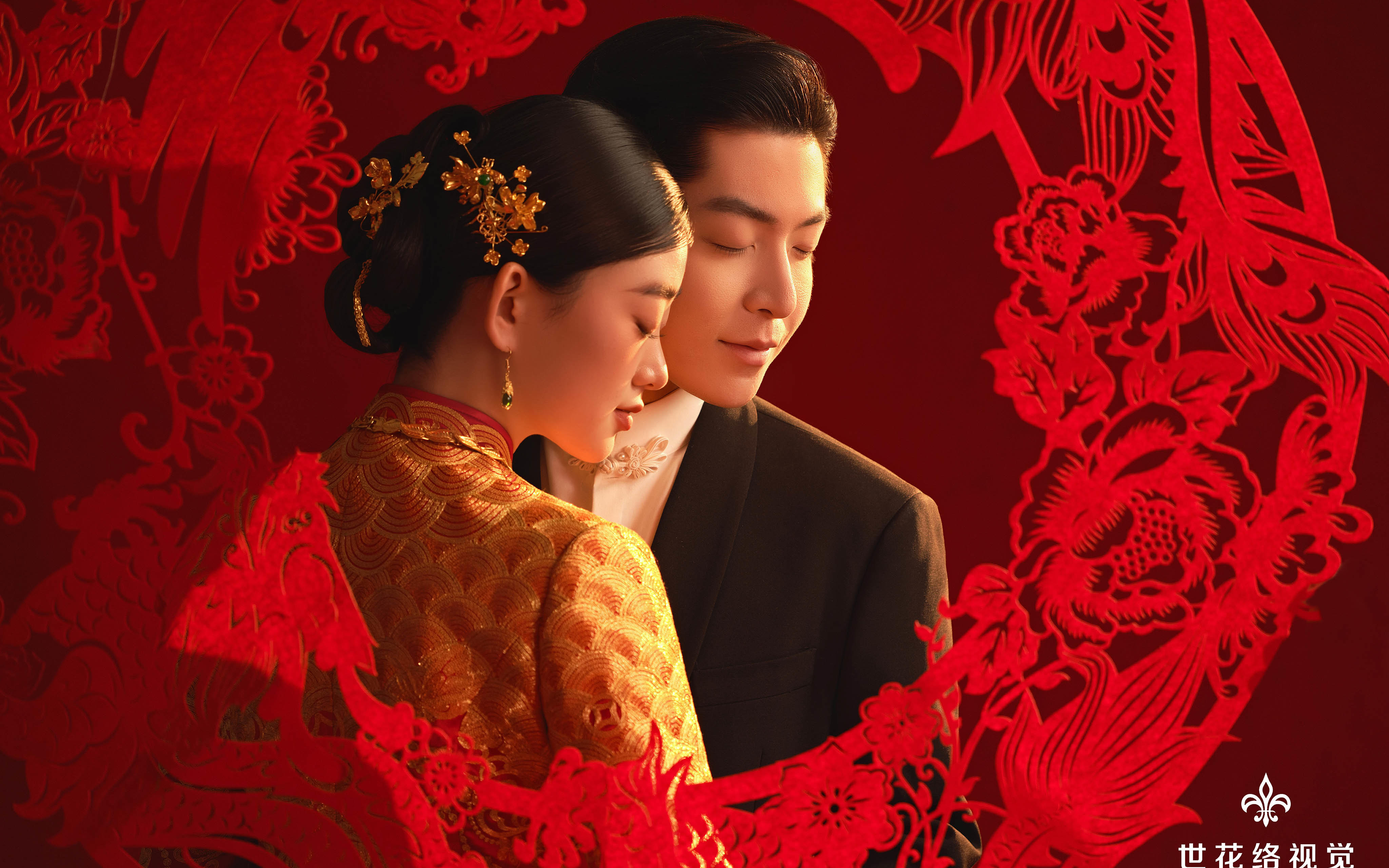 被夸爆的中式婚纱照✨美到窒息的东方韵味