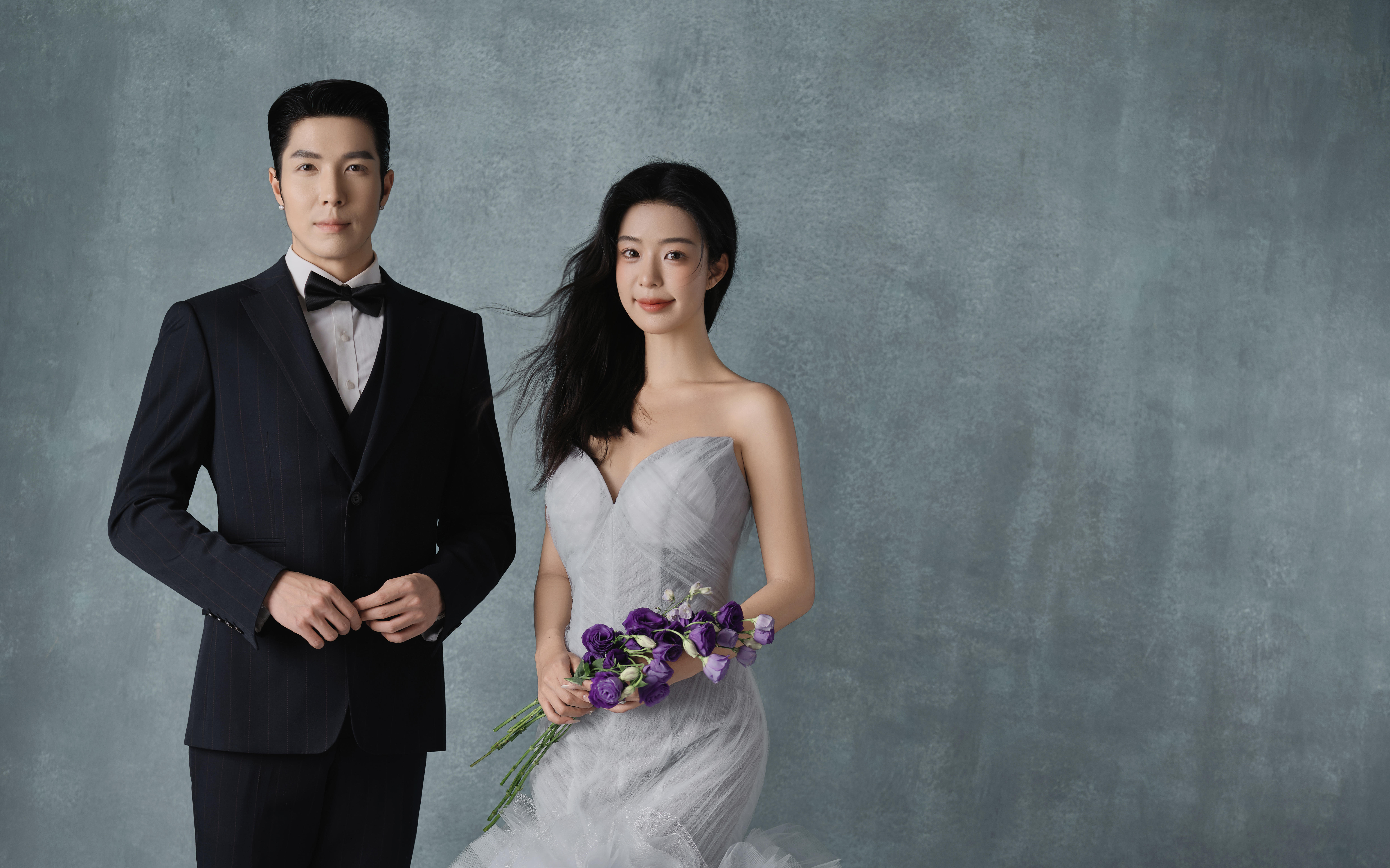 霧霾藍(lán)光影里的浪漫婚紗照??看一眼就愛(ài)