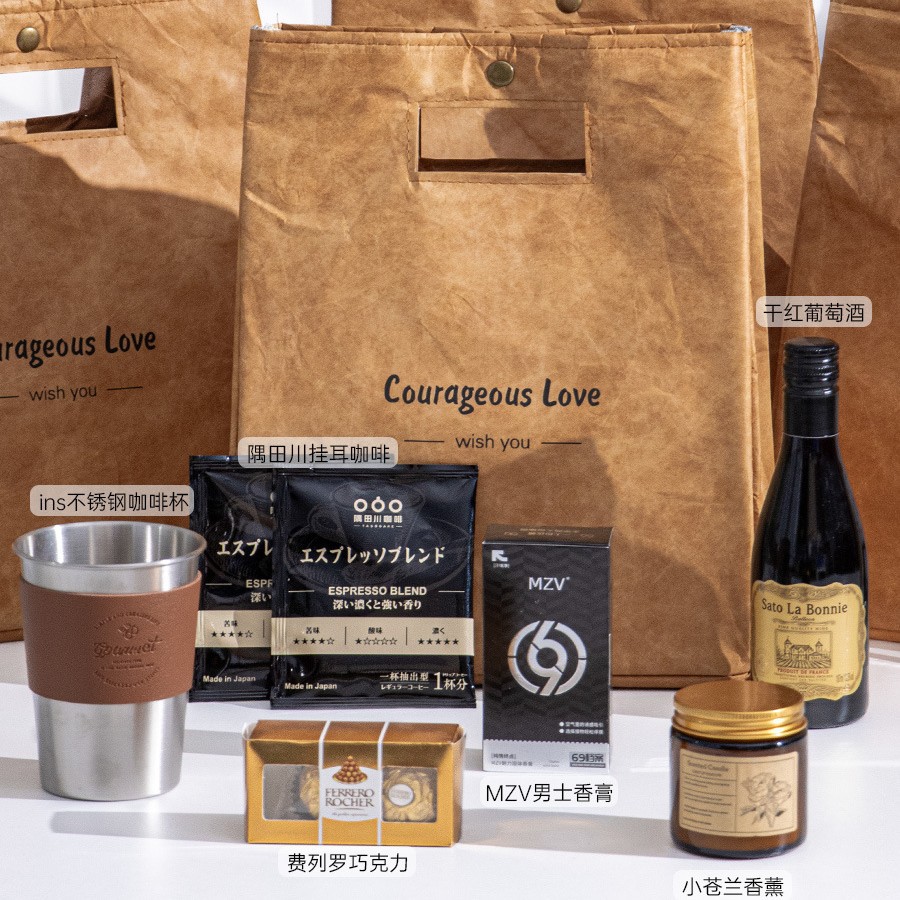 杜邦紙手提袋伴郎高端商務(wù)伴手禮 