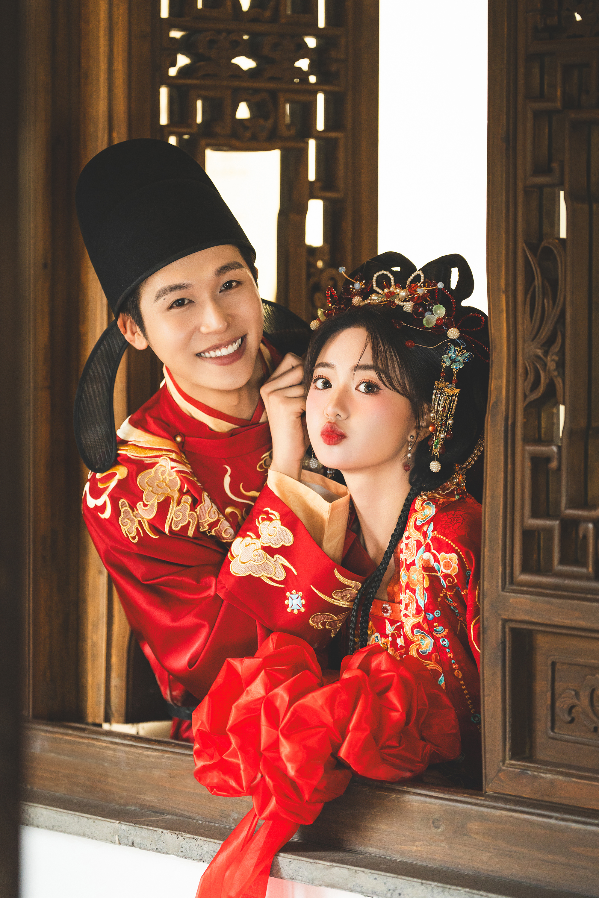 都给我去拍汉服婚照！在园林撒欢被夸爆了❤️