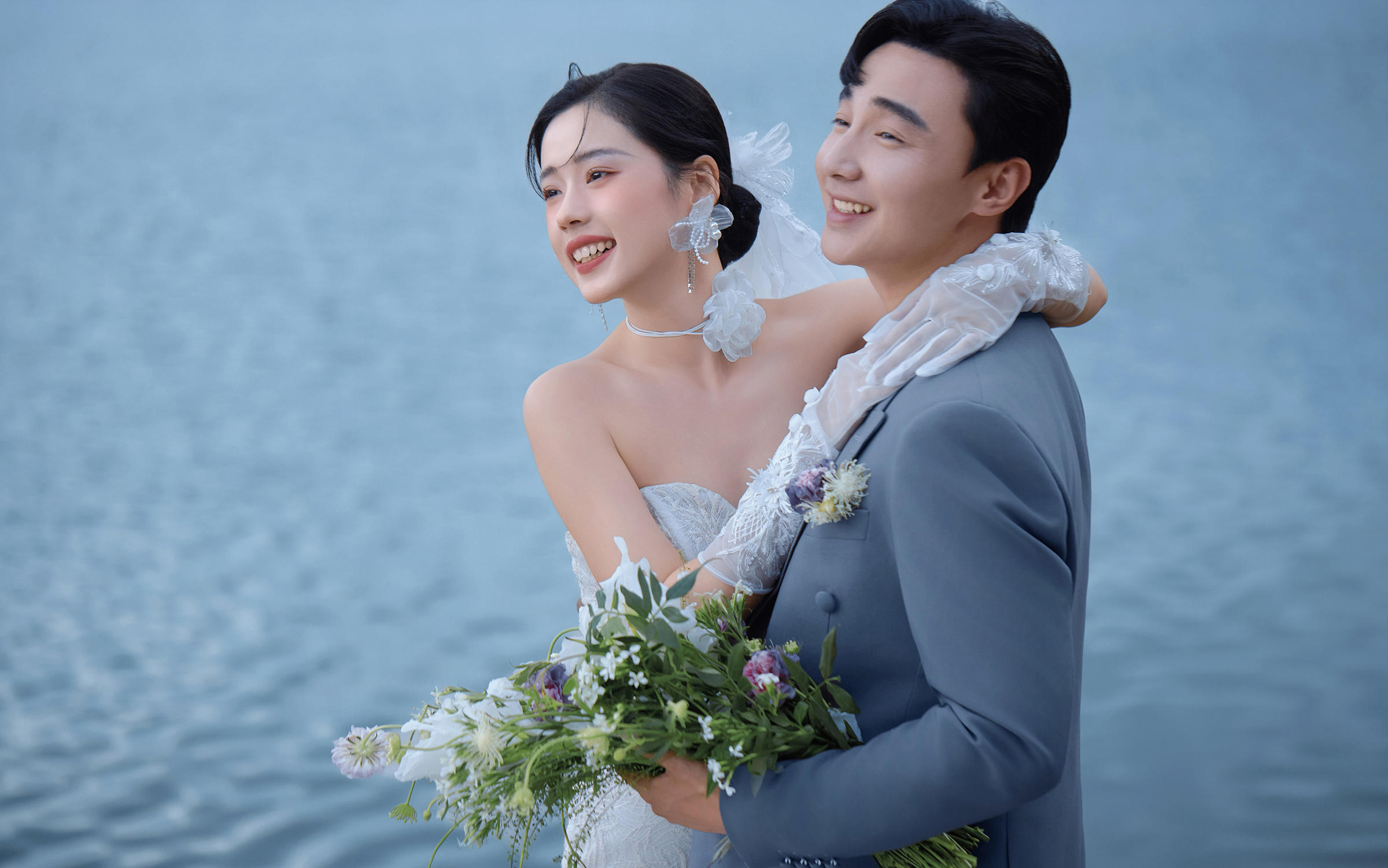 【海景婚照】让潮汐声漫过白首之约