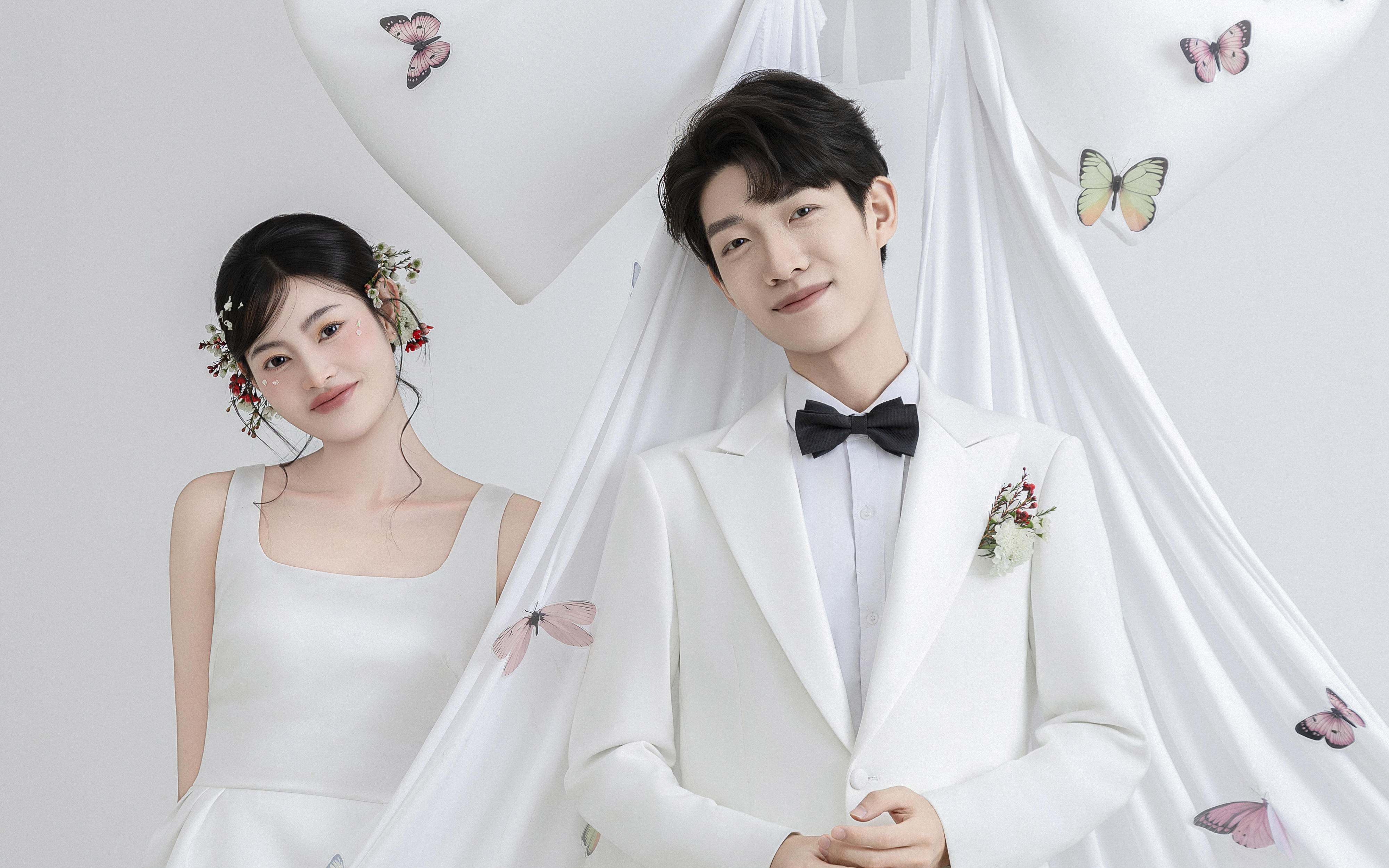 ins風(fēng)婚紗照 簡(jiǎn)約白紗