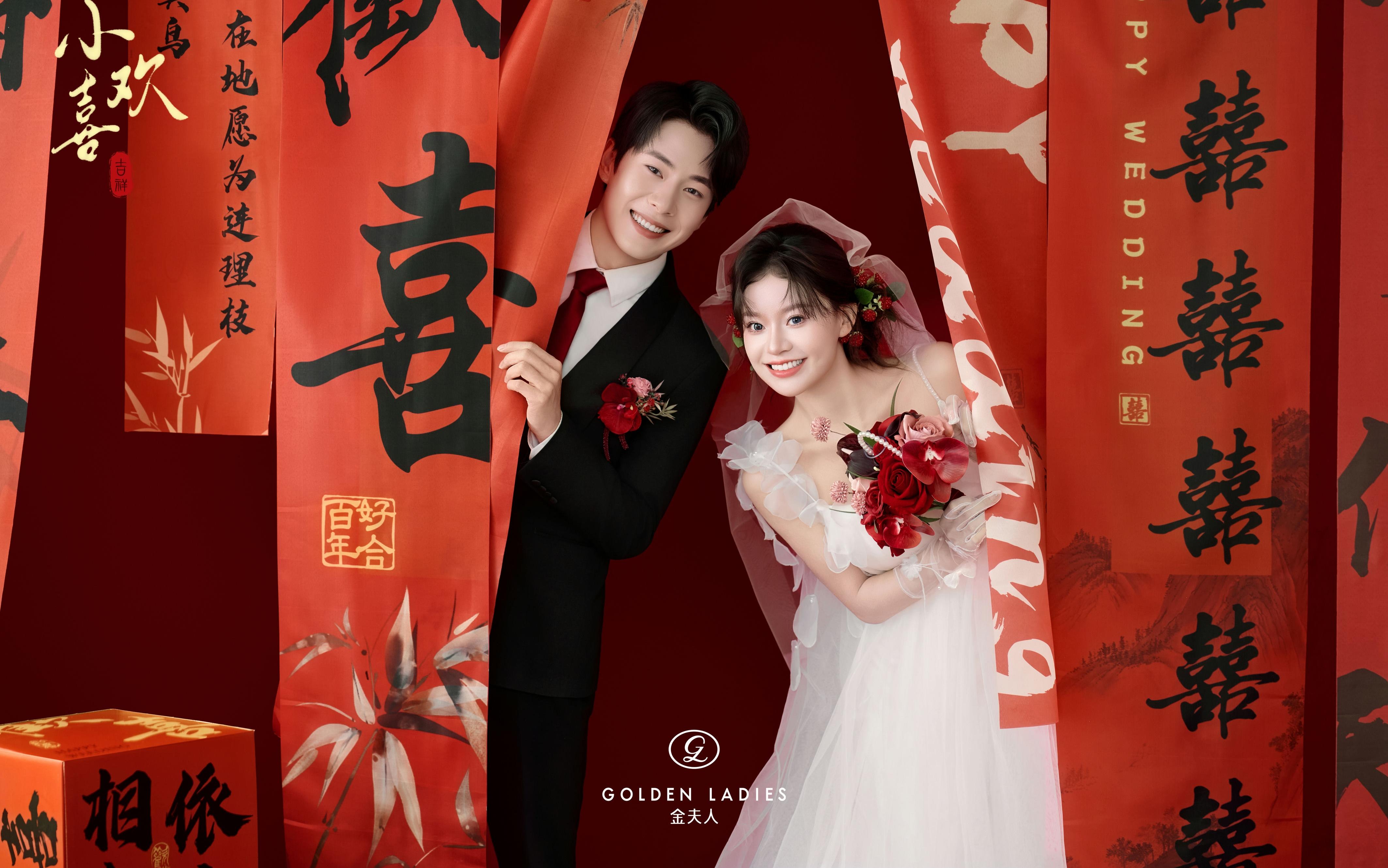  松弛感甜到心尖✨新中式浪漫极简婚纱照