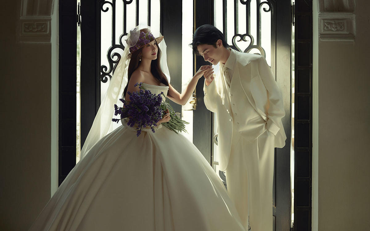 教堂仪式风婚纱照～温柔浪漫漫溢镜头间