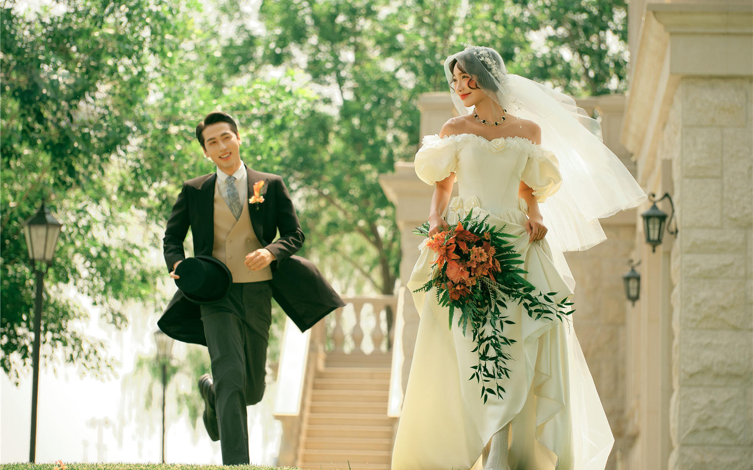 【西北龍攝影】法式復(fù)古婚紗照美到心坎里