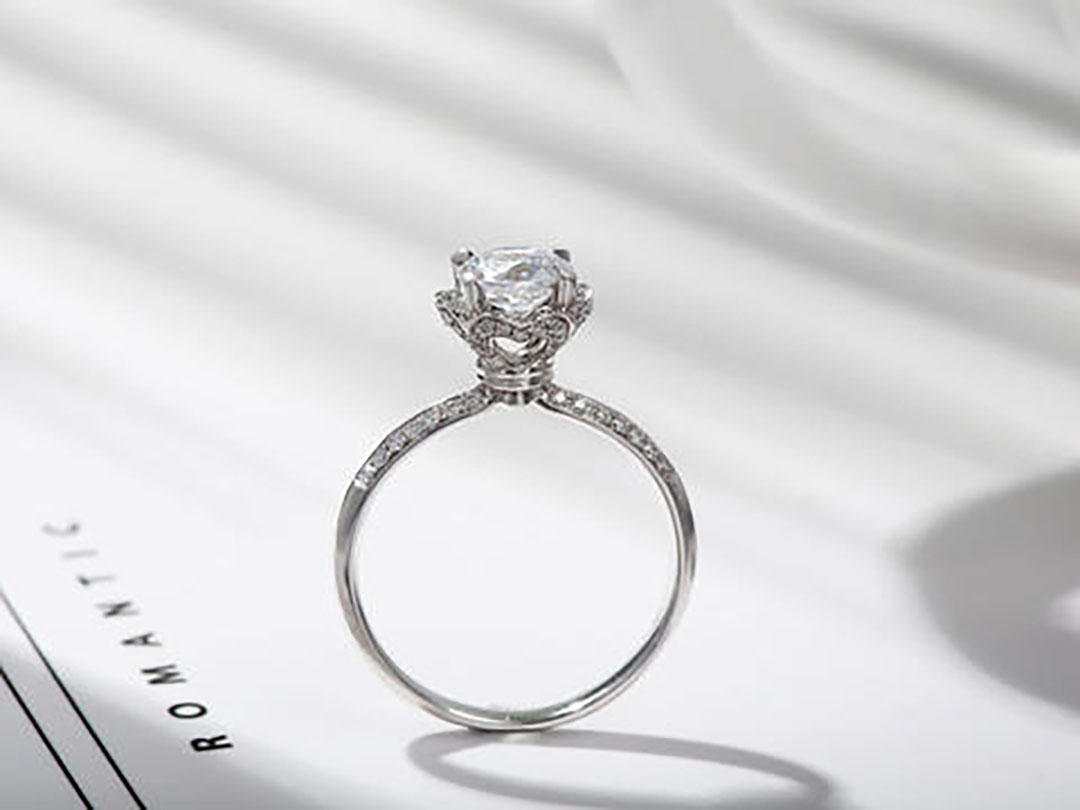 唯爱永恒首饰原创设计品牌，爱神喷泉求婚钻戒