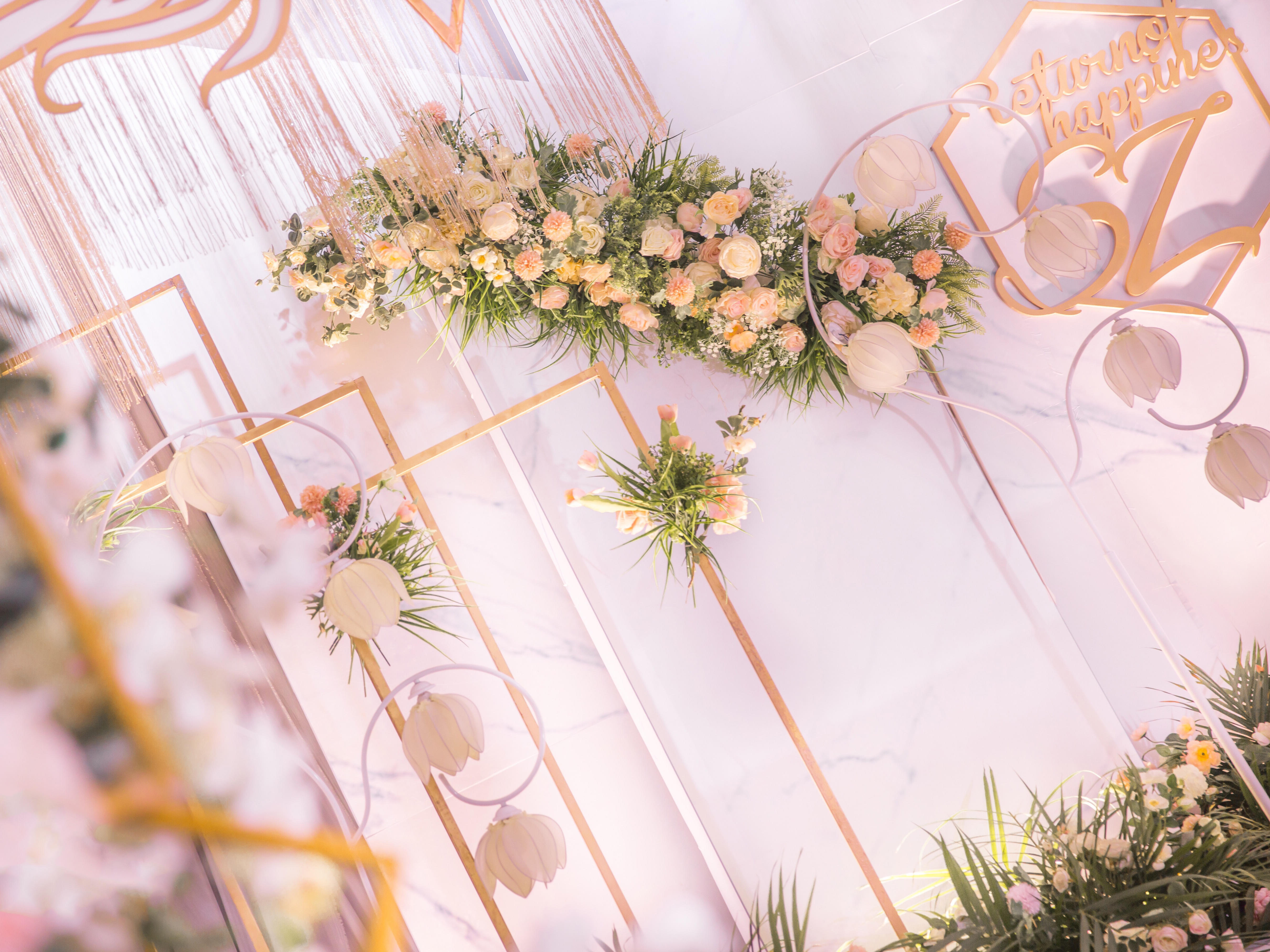 【晟世】唯美花满情浓婚礼套餐（含四大金刚）