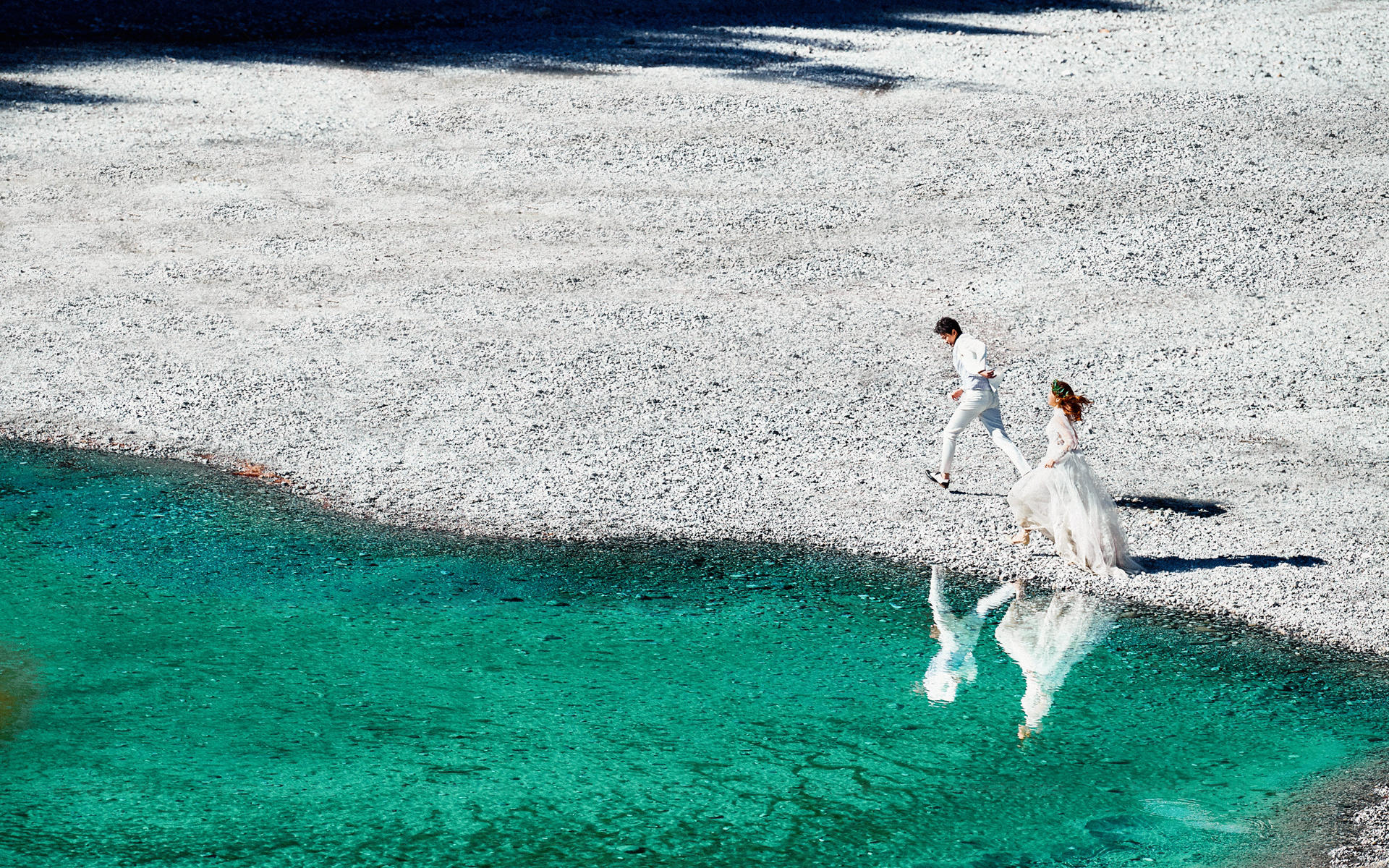 蓝月谷---山盟海誓