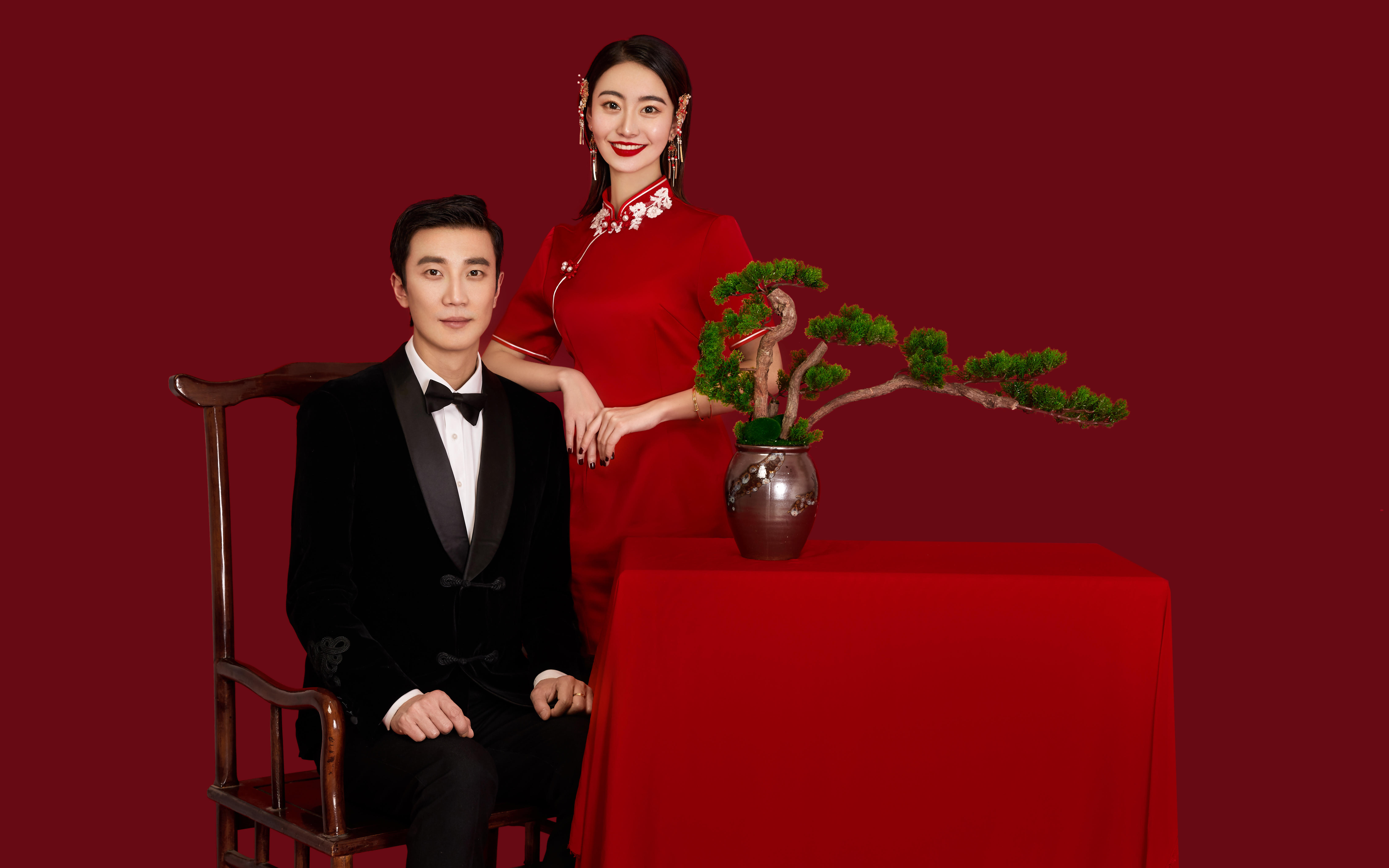 当中国红遇见绅士黑