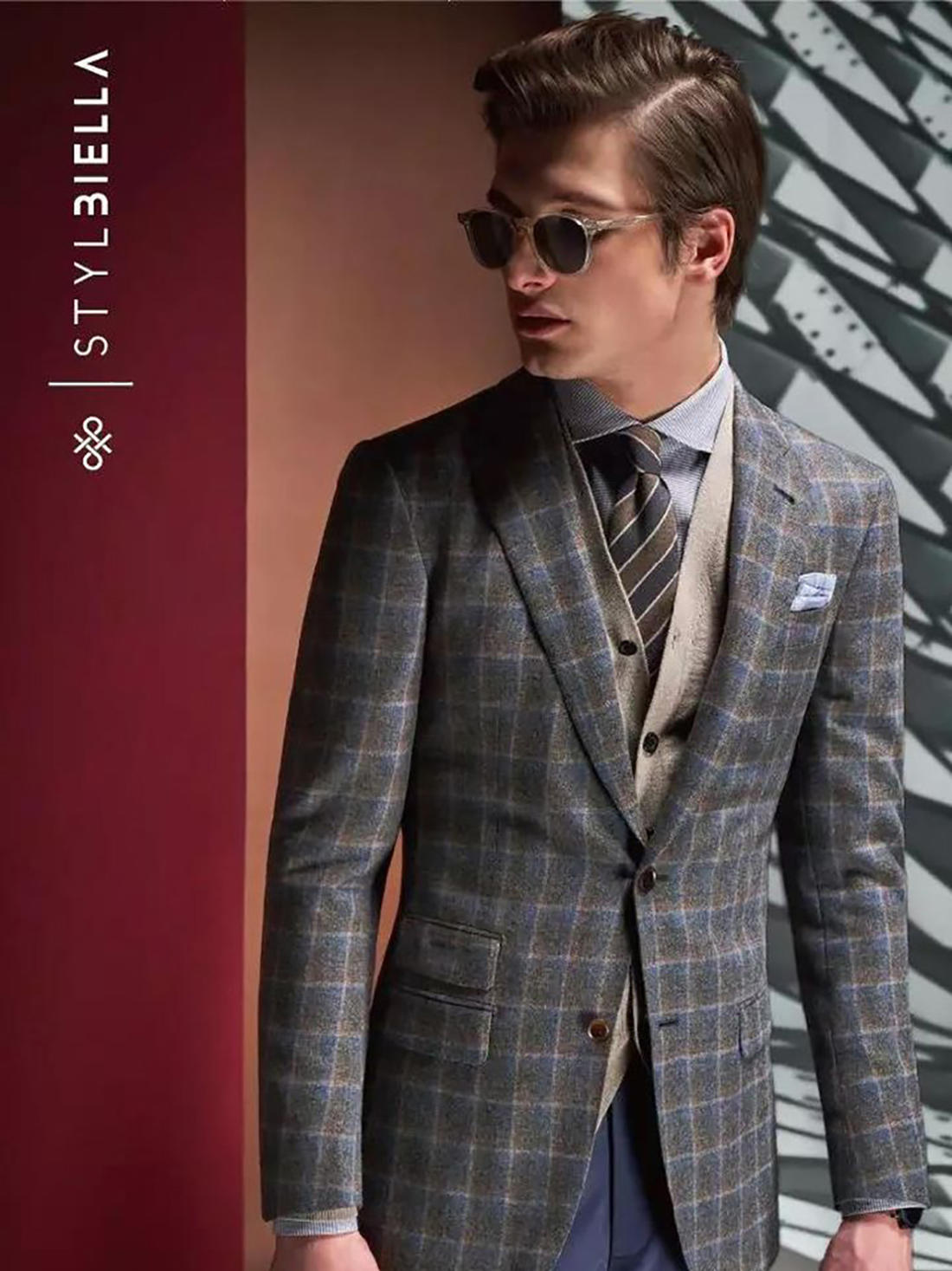 纯手工进口面料STYIBIELLA男士西服套餐