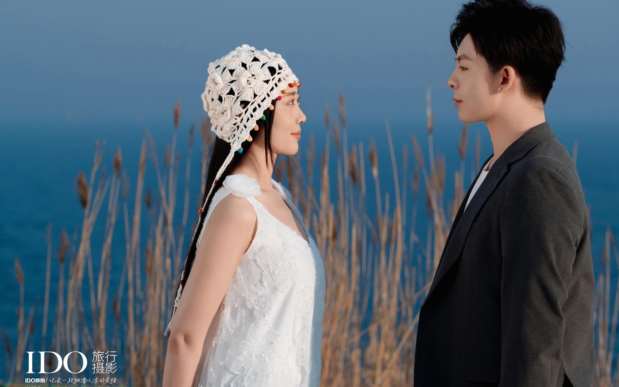 旅拍海景文藝風(fēng)婚紗照