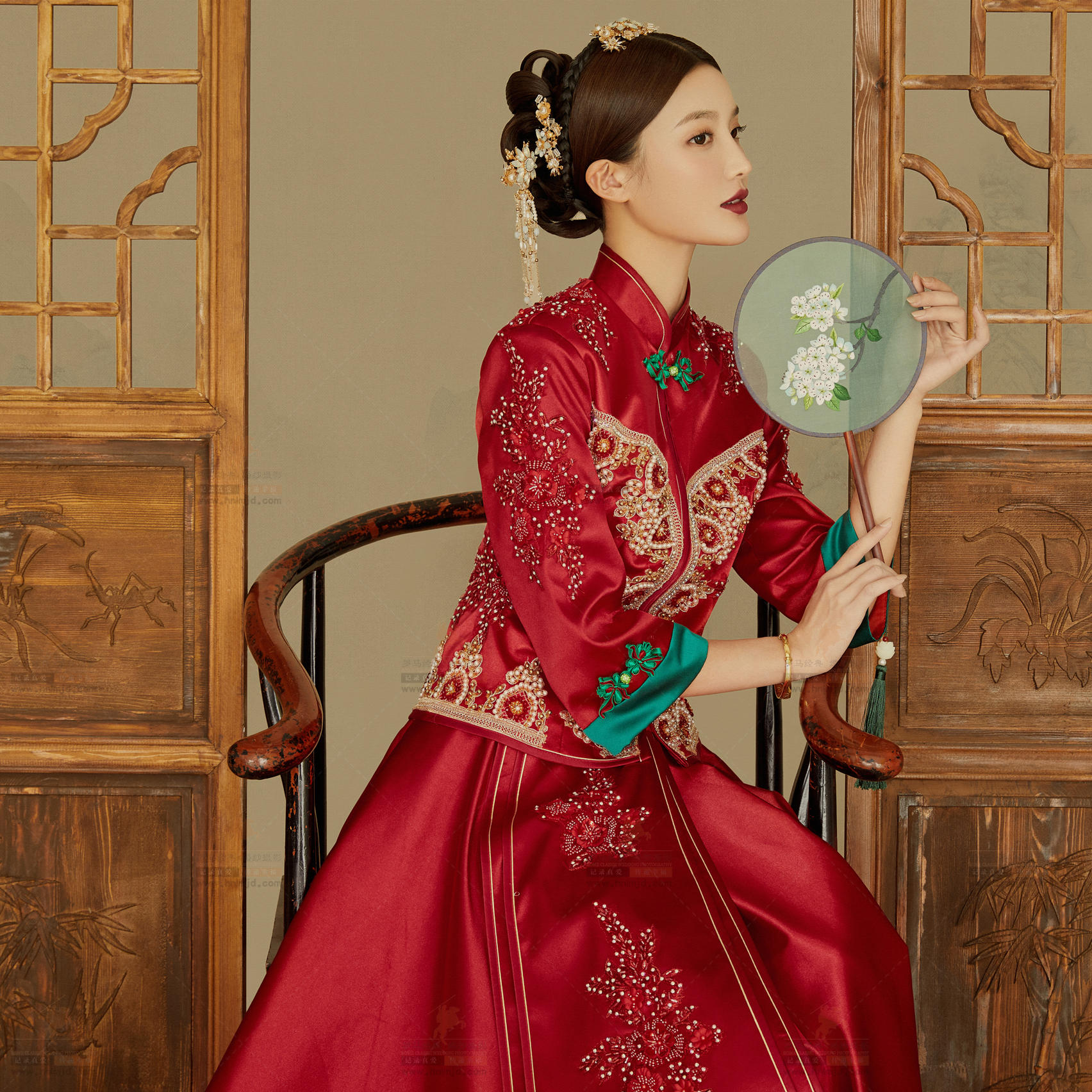 罗马经典客照欣赏之工笔画艺风