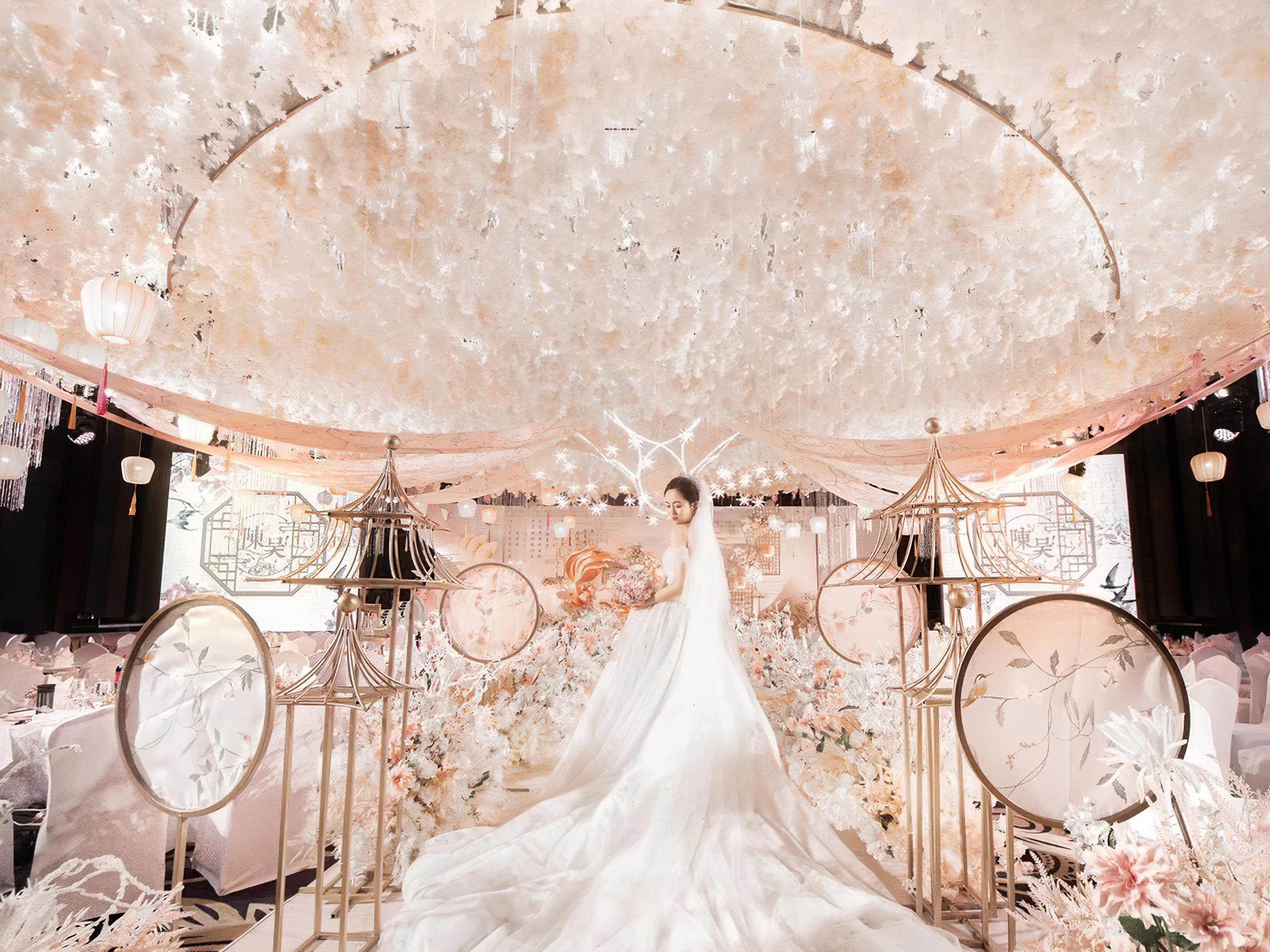 【甜·π婚礼】淡粉色中式婚礼